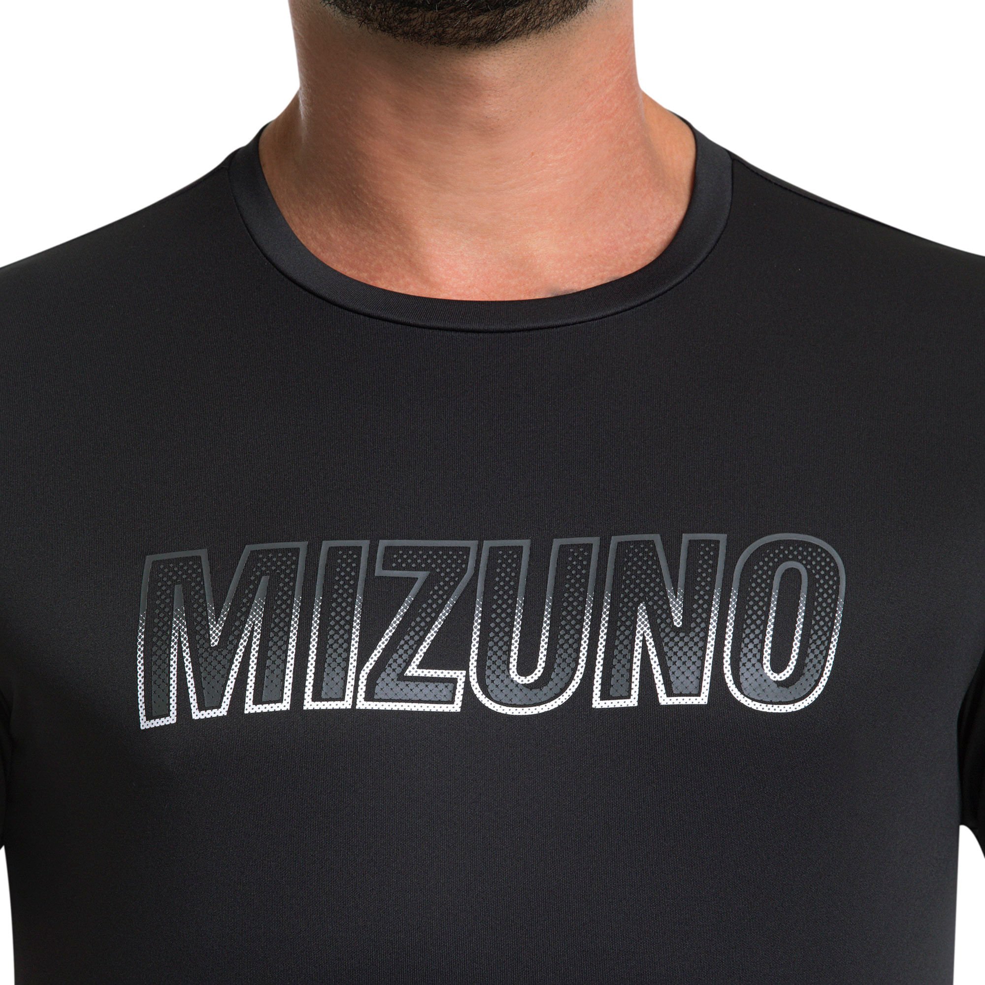 Camiseta de Treino Mizuno Energy Stamp Masculina Preto 4