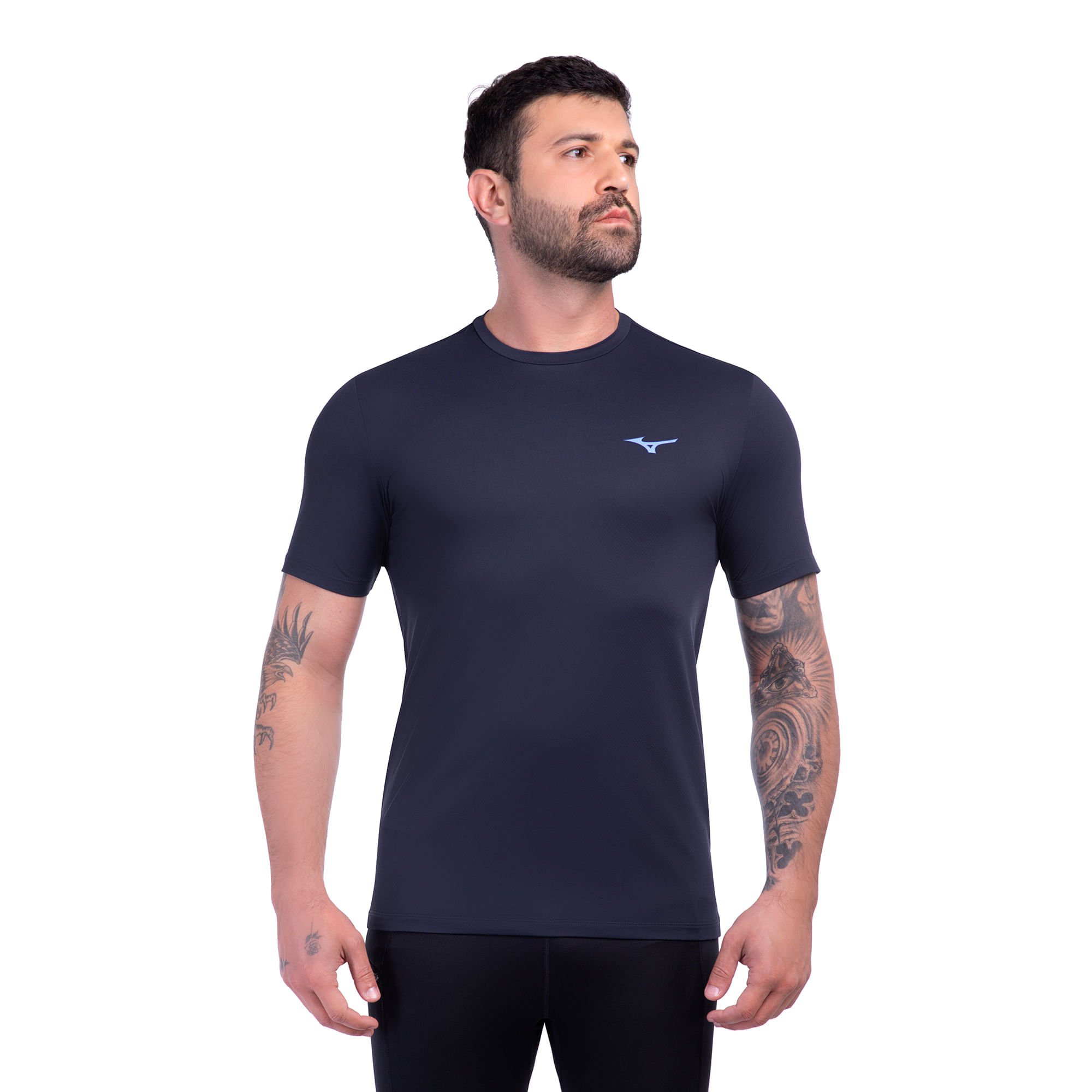 Camiseta de Corrida Mizuno Focus Stamp 2 Masculina