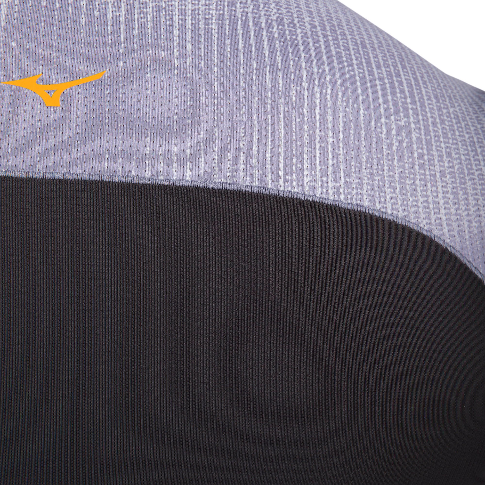 Camiseta de Corrida Mizuno Run Easy 5 Masculina Cinza 8