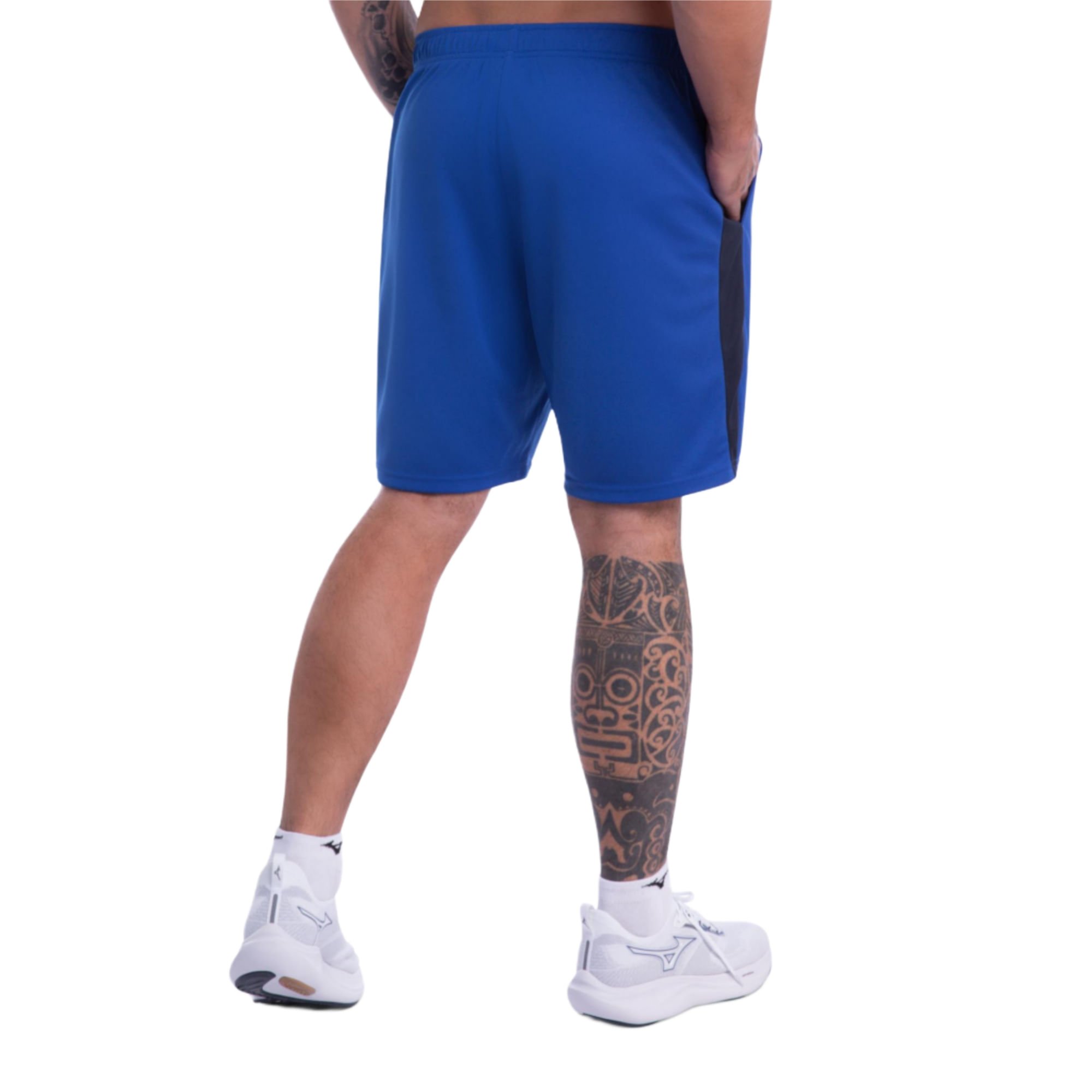 Bermuda de Treino Mizuno Root Mesh Masculina Azul 3