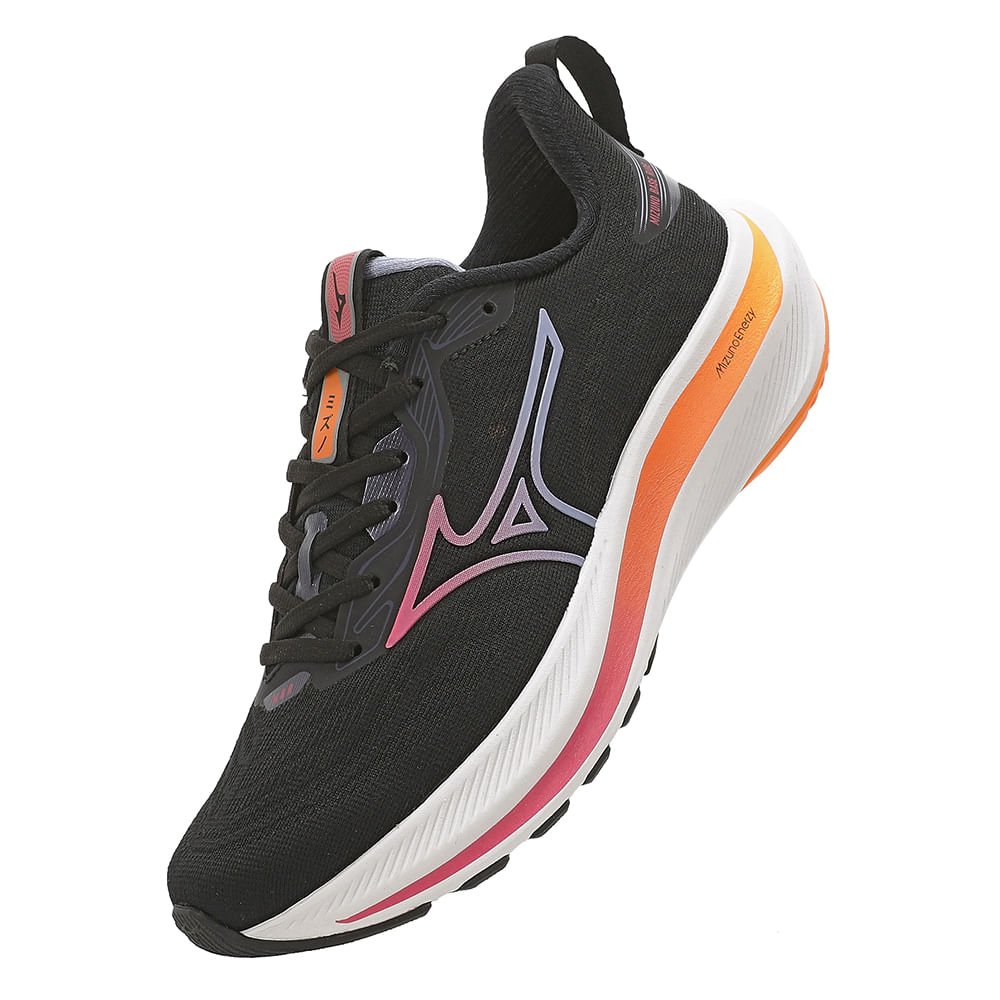 Tênis de Corrida Mizuno Base Ride Feminino Preto 7