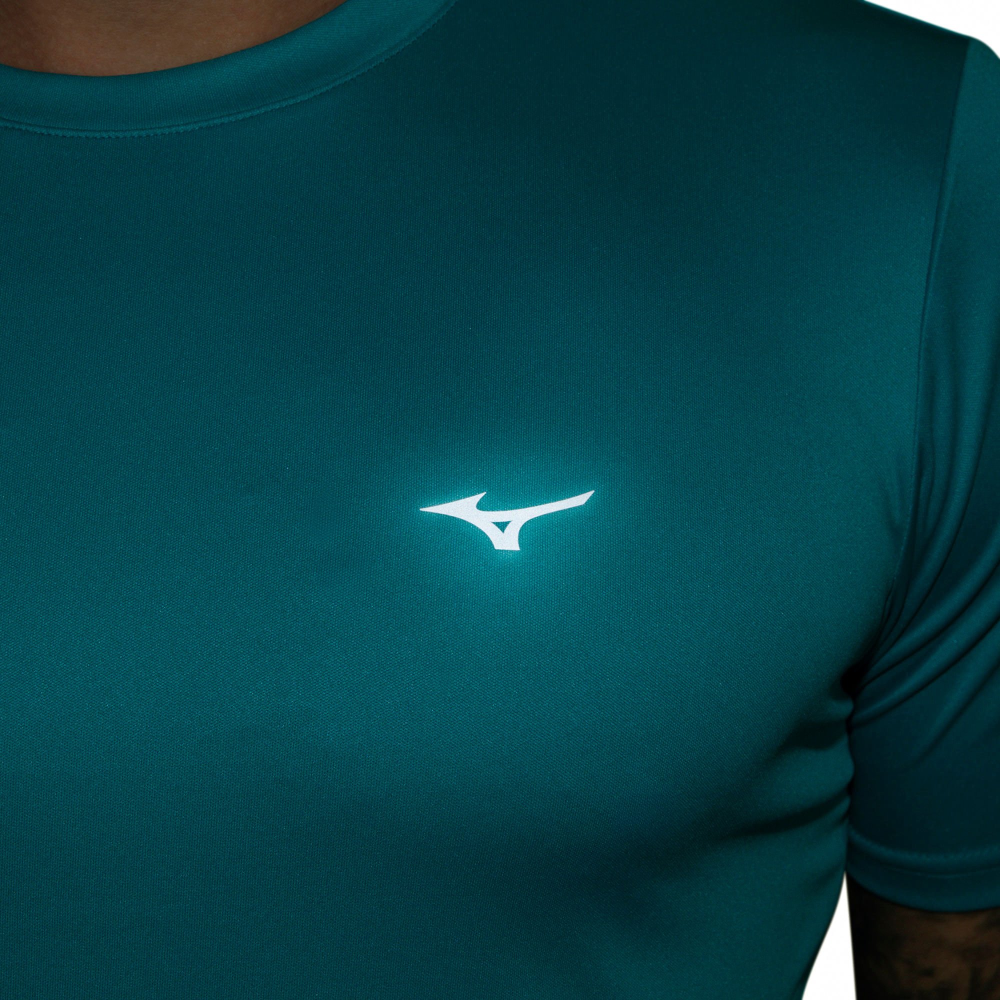 Camiseta de Corrida Mizuno Run Spark 2 Masculina Azul 5