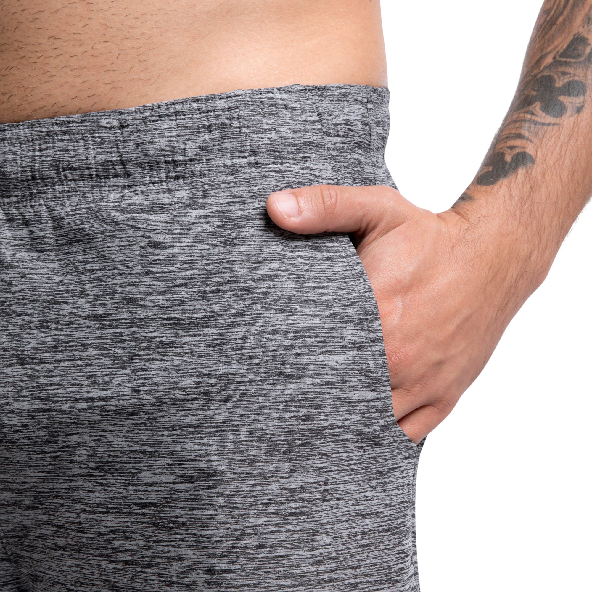 Bermuda de Treino Mizuno Malha Soul Fit Masculina Cinza 6