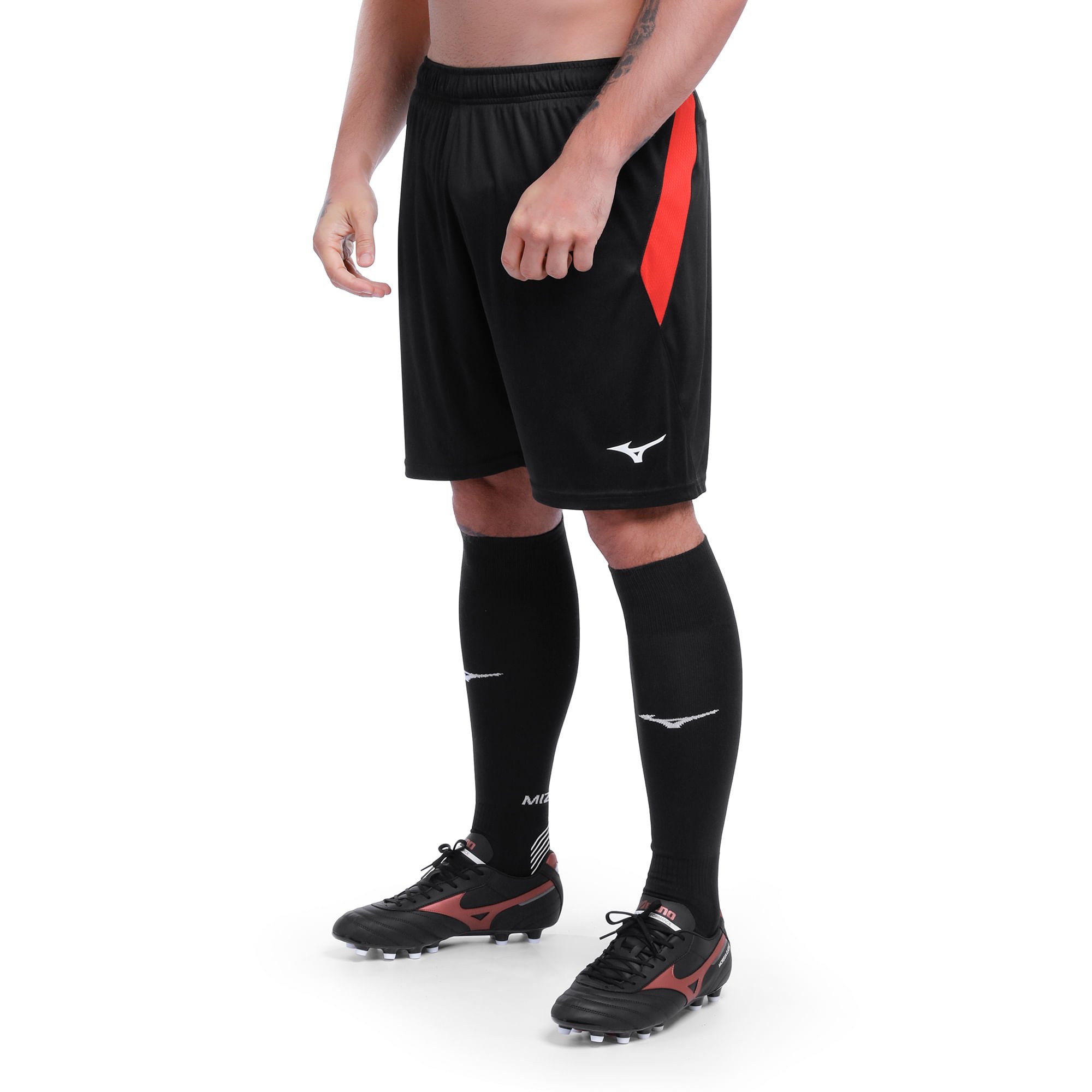 Shorts de Futebol Mizuno Morelia Masculino Preto 2