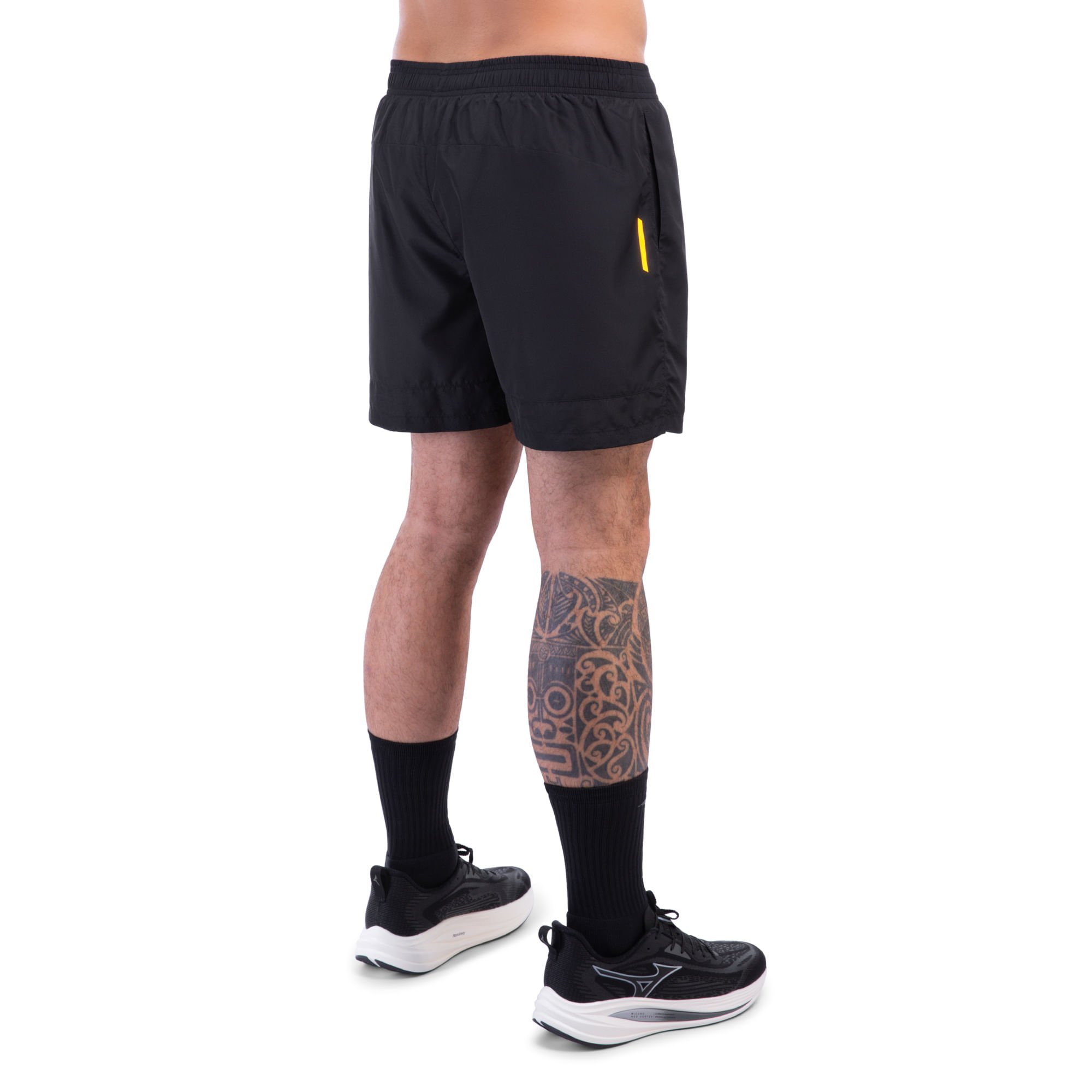Bermuda de Corrida Mizuno Run Easy 5 Masculina Preto 3