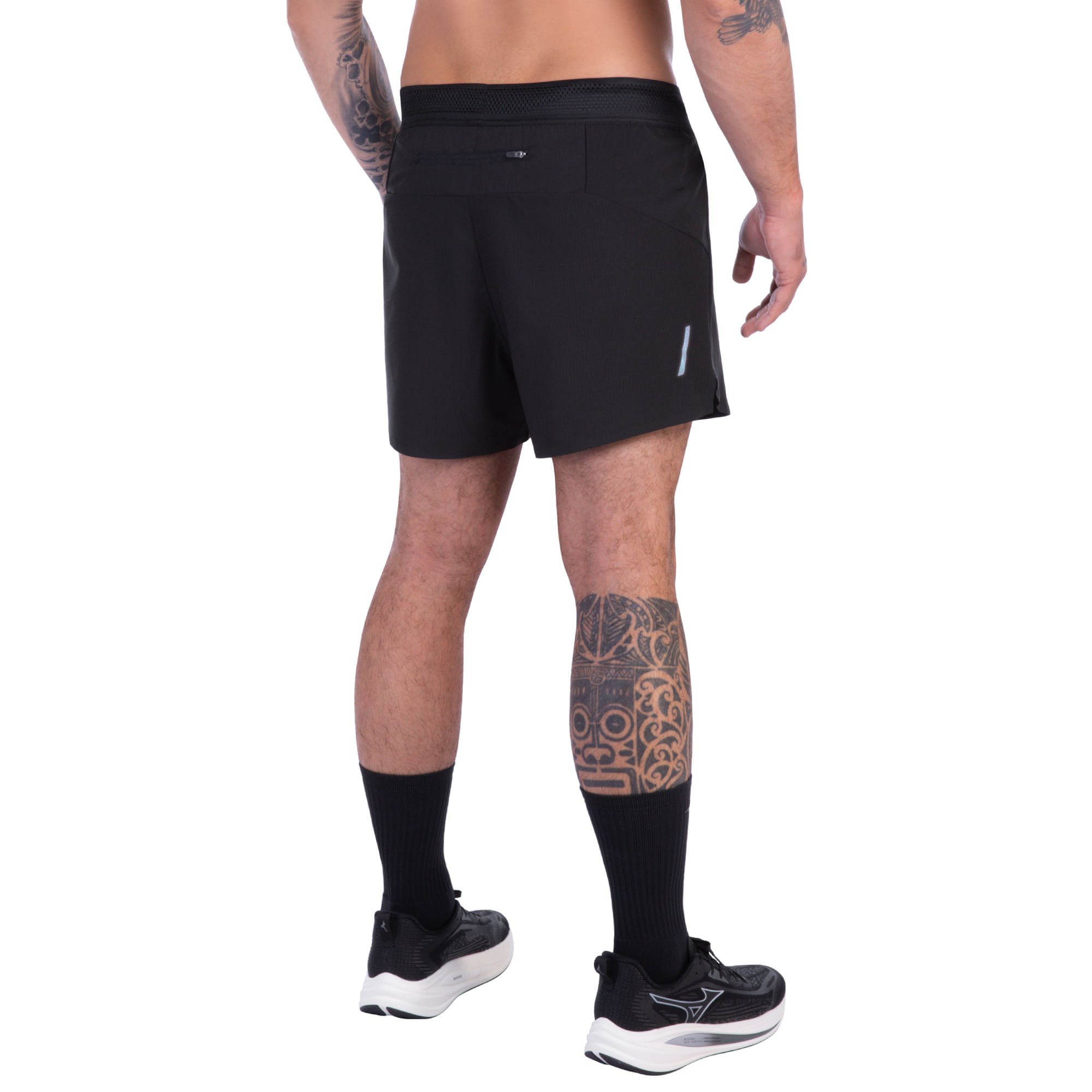 Shorts de Corrida Mizuno High 4 Masculino Preto 3