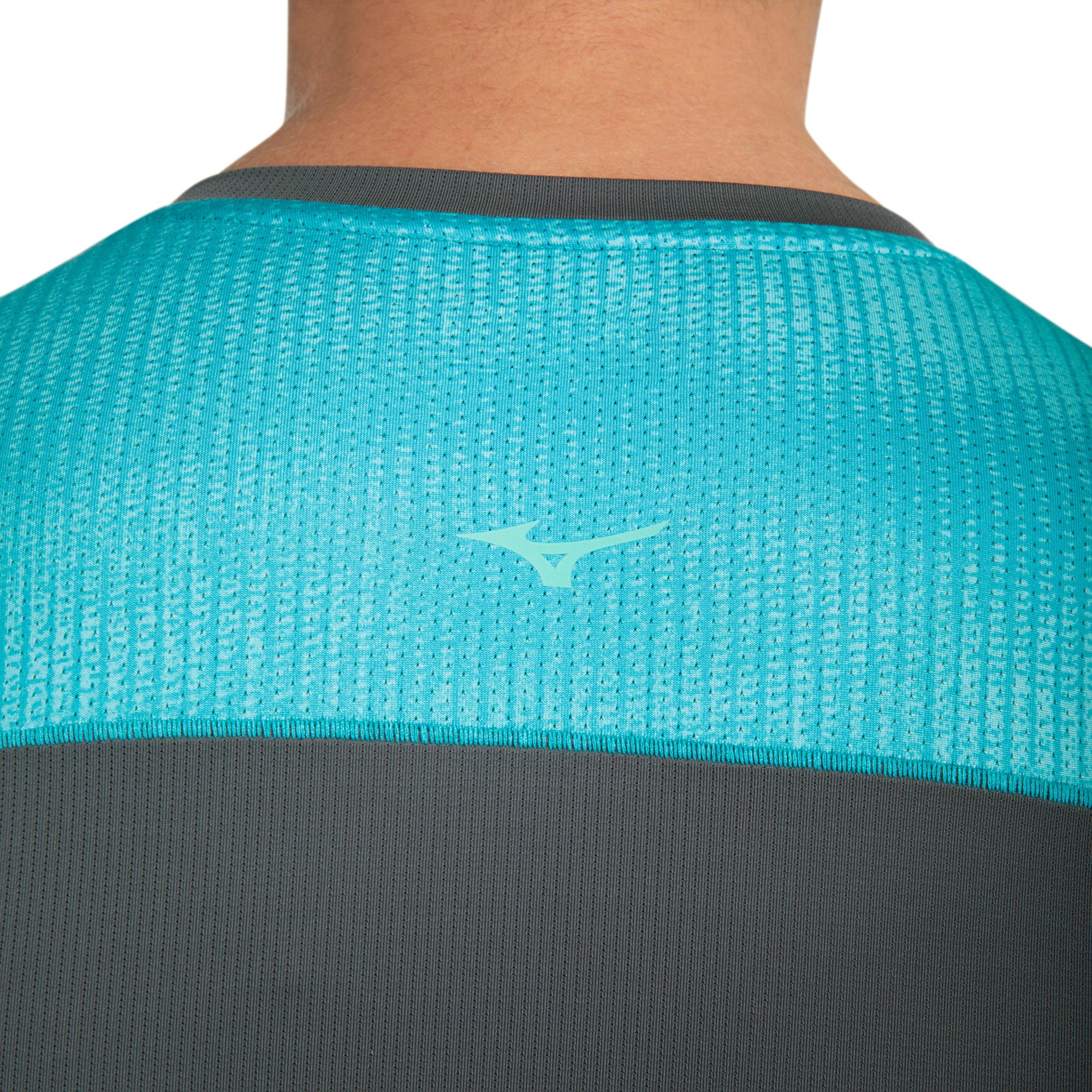 Camiseta de Corrida Mizuno Run Easy 5 Masculina Verde 7