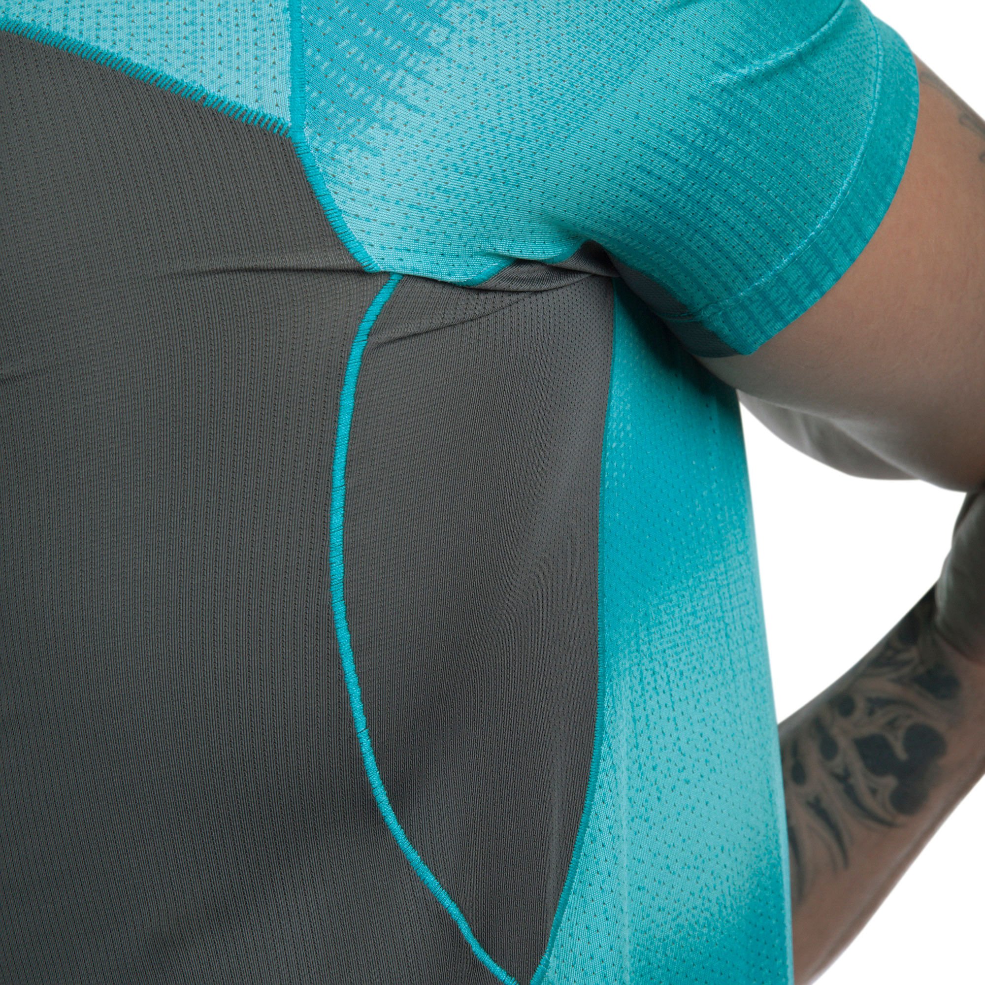 Camiseta de Corrida Mizuno Run Easy 5 Masculina Verde 6