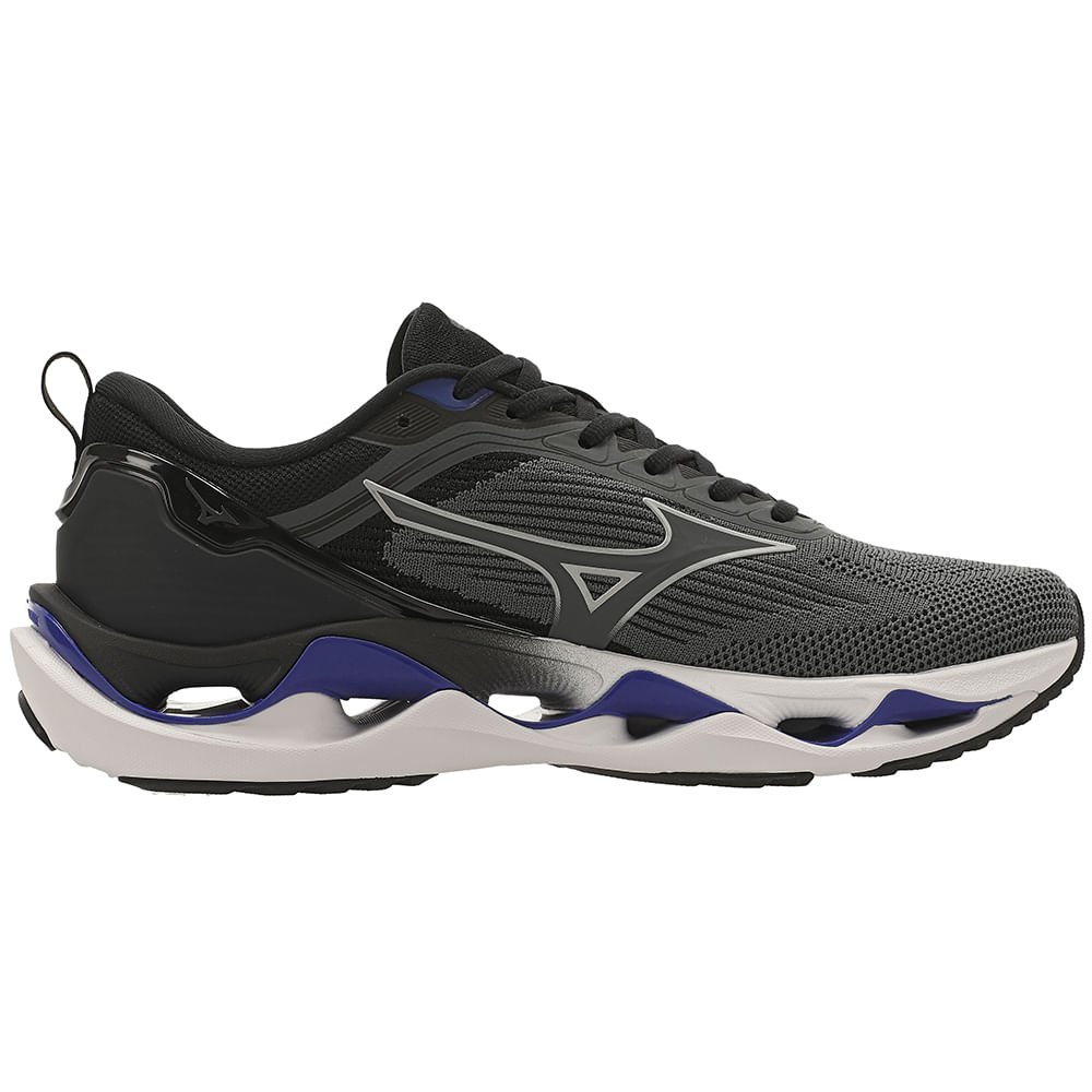 Tênis de Corrida Mizuno Wave Stratos 3 Masculino Cinza 5