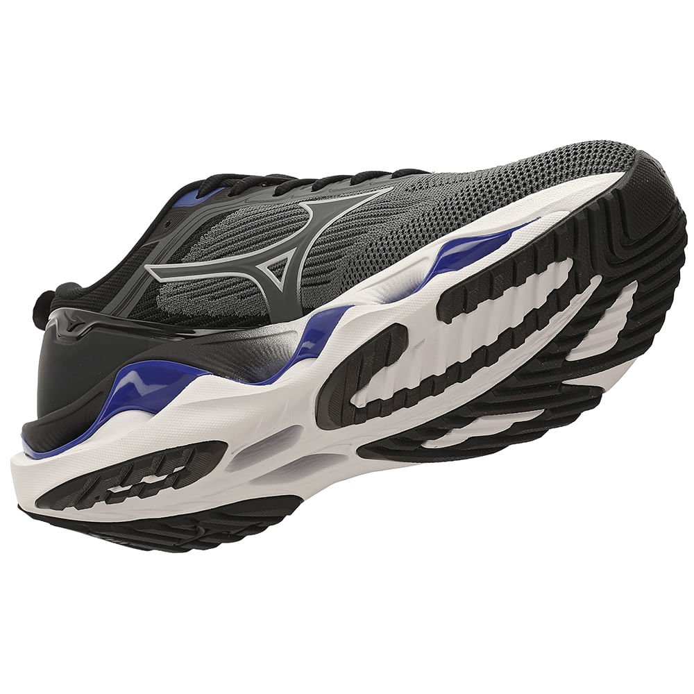 Tênis de Corrida Mizuno Wave Stratos 3 Masculino Cinza 7