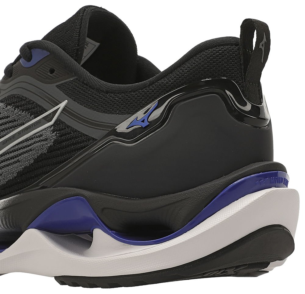 Tênis de Corrida Mizuno Wave Stratos 3 Masculino Cinza 8
