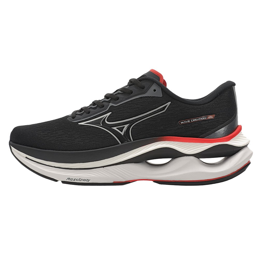 Tênis de Corrida Mizuno Wave Creation 26 Masculino Preto 1
