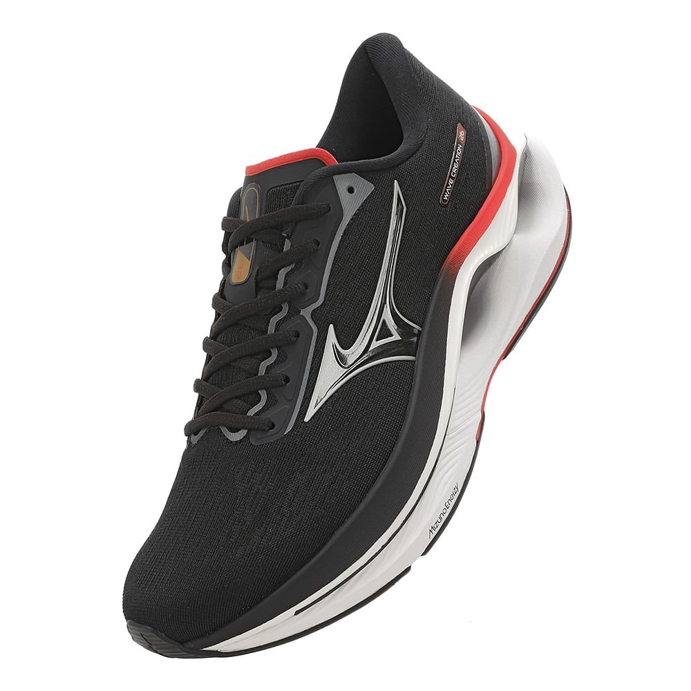 Tênis de Corrida Mizuno Wave Creation 26 Masculino Preto 7