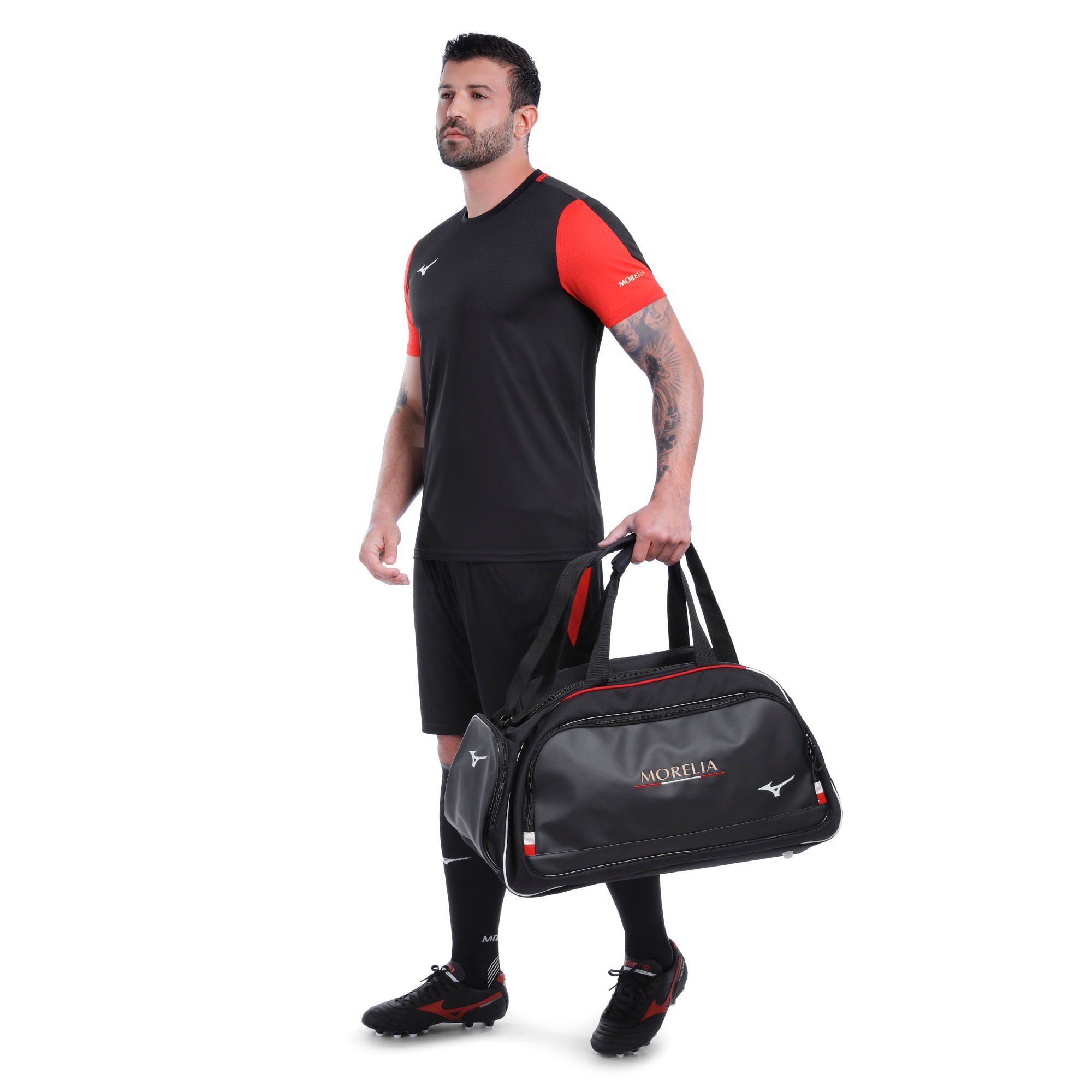 Mala de Futebol Mizuno Morelia Preto 2