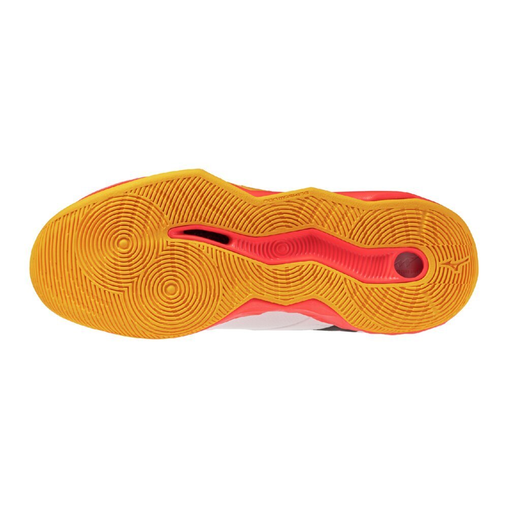 Tênis de Vôlei Mizuno Momentum Pro Branco/Amarelo/Rosa 5