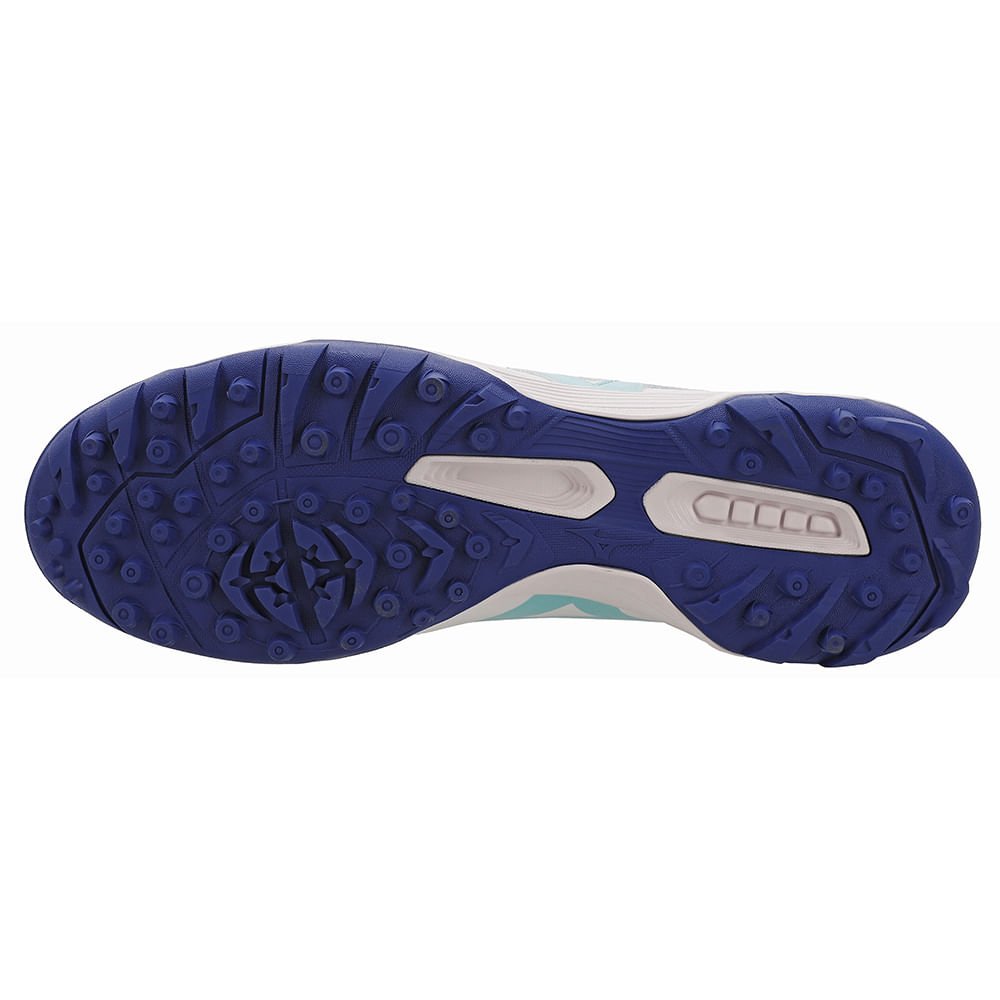 Chuteira de Campo Mizuno Morelia Classic AS Masculina Branco/Azul 2