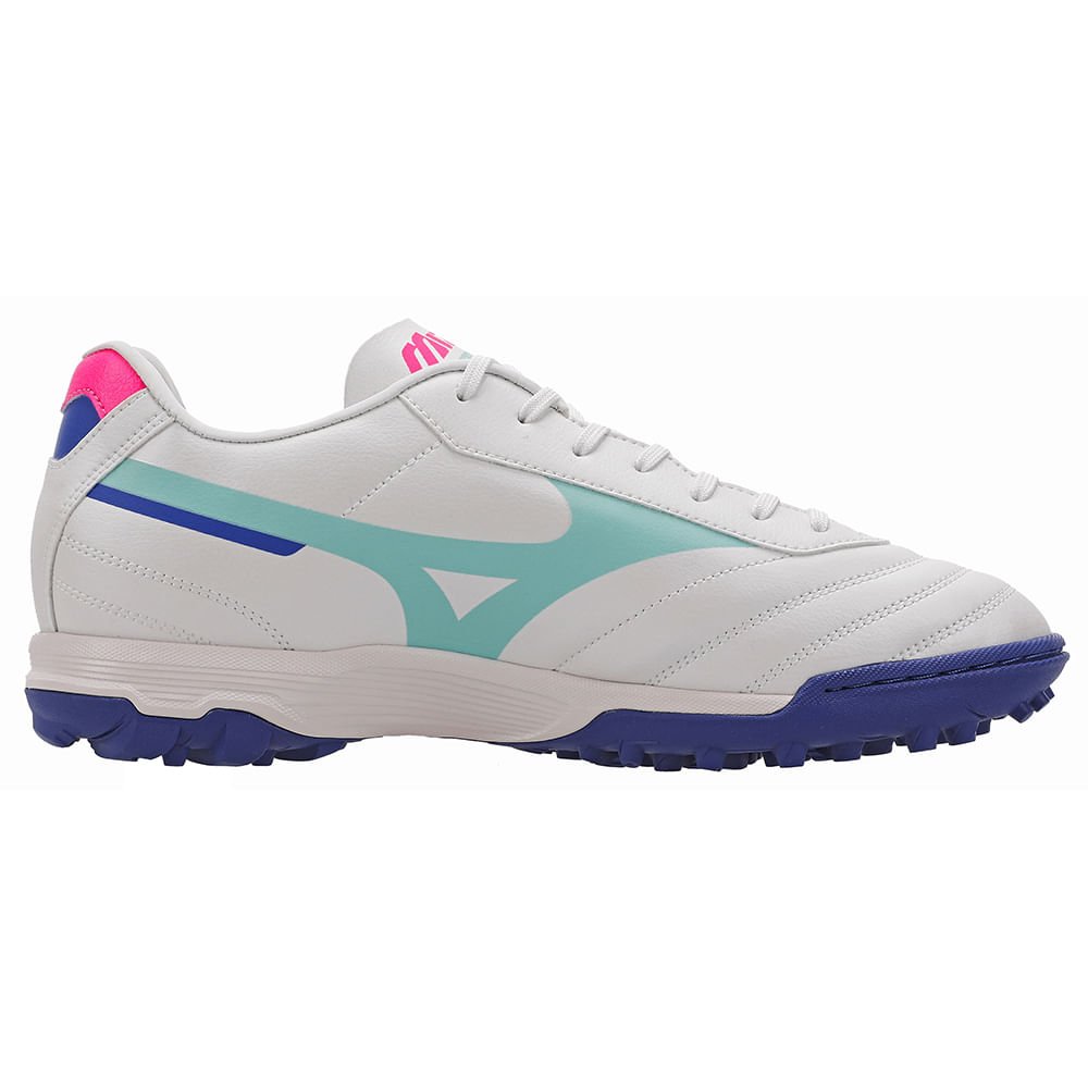 Chuteira de Campo Mizuno Morelia Classic AS Masculina Branco/Azul 5