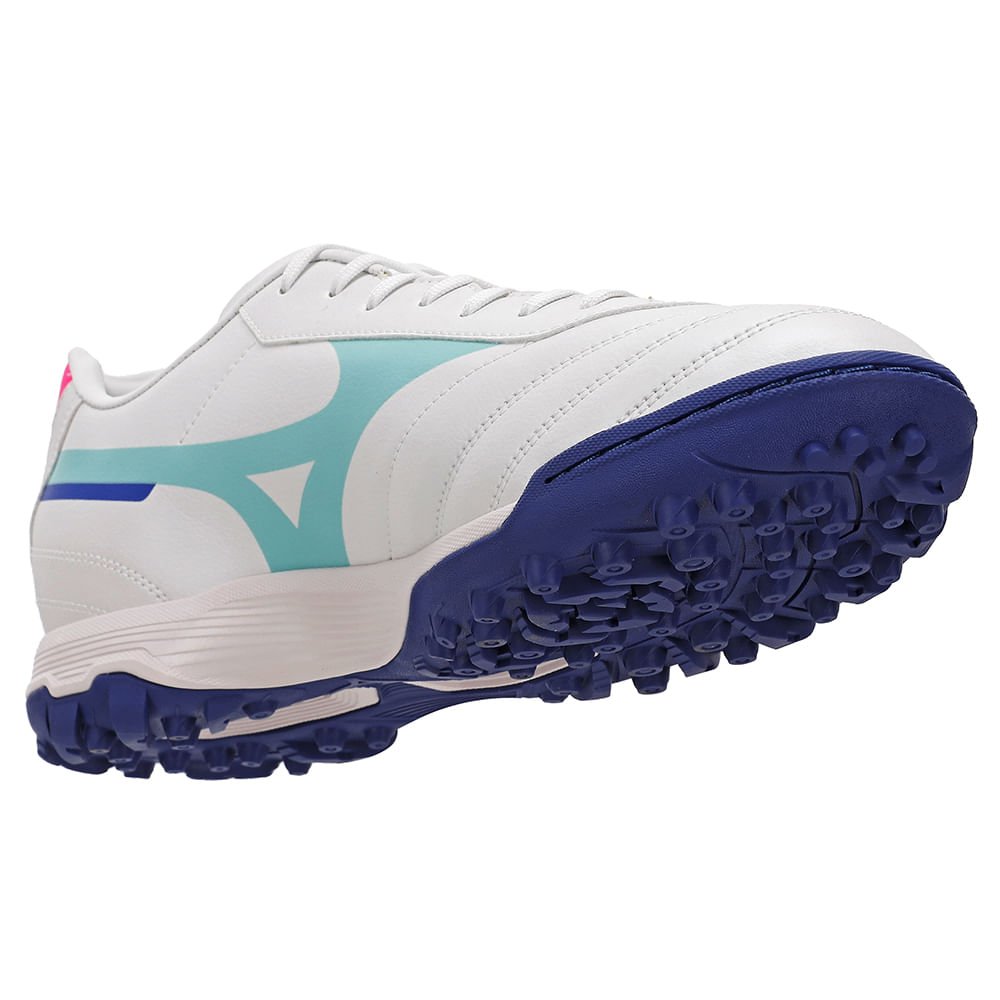Chuteira de Campo Mizuno Morelia Classic AS Masculina Branco/Azul 6