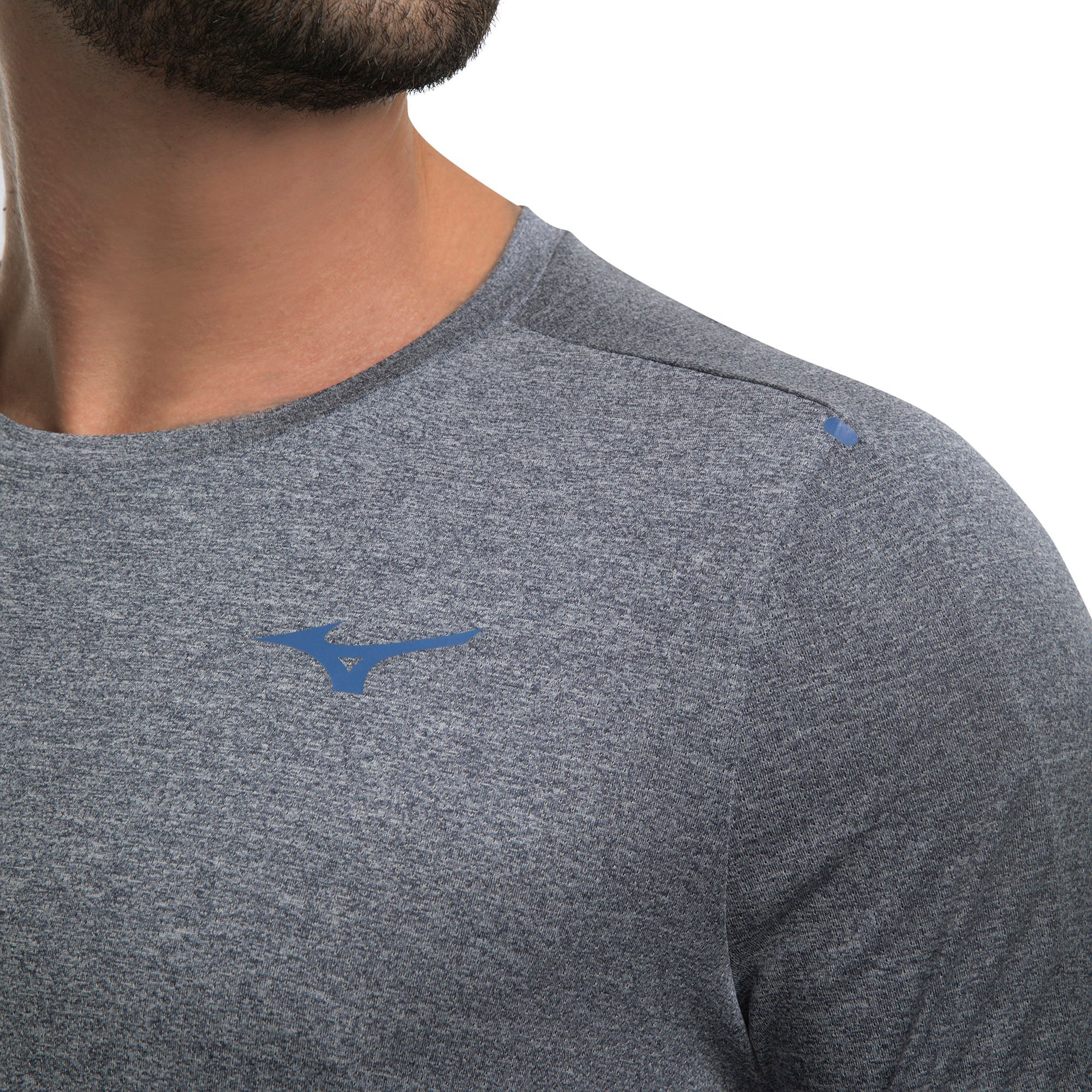 Camiseta de Treino Mizuno Prime New Masculina Cinza 4