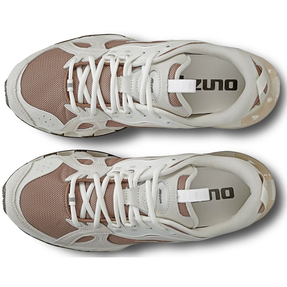 Tênis Unissex Mizuno Prophecy Beta 2 Branco Off/Marrom 2