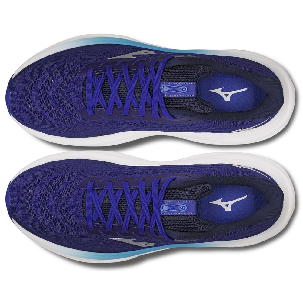 Tênis de Corrida Mizuno Wave SKY 9 Masculino Azul 2