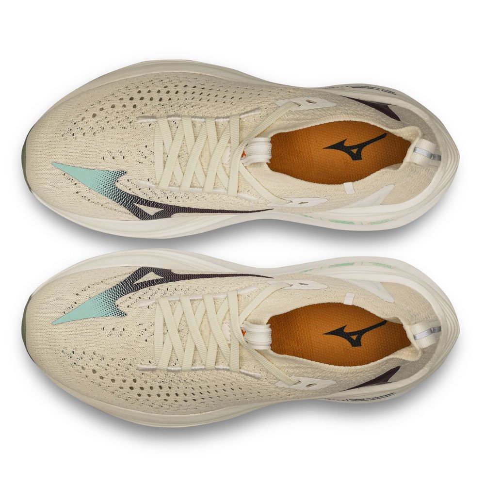 Tênis de Corrida Mizuno Neo Vista 2 Feminino Branco Off/Marrom 2