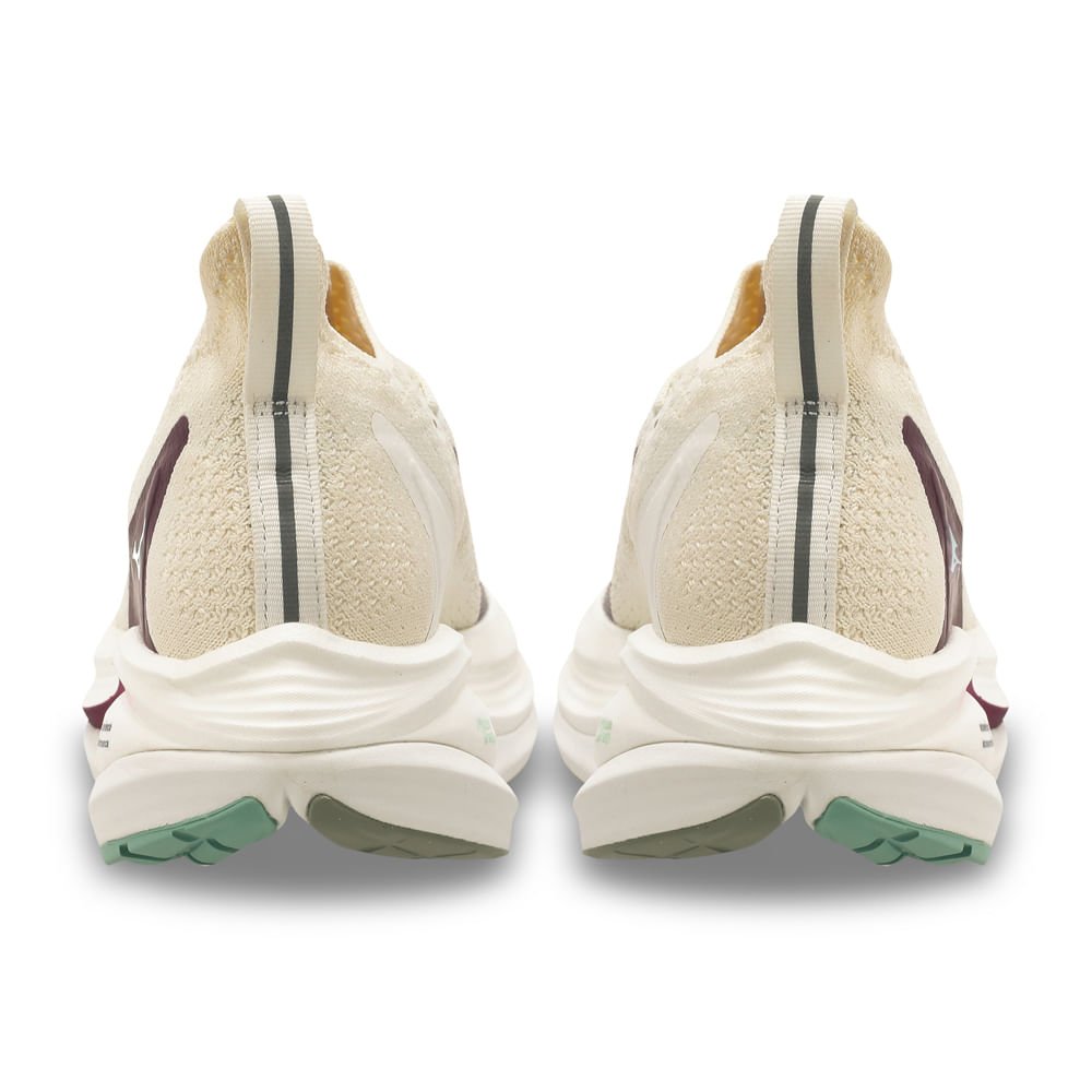 Tênis de Corrida Mizuno Neo Vista 2 Feminino Branco Off/Marrom 3