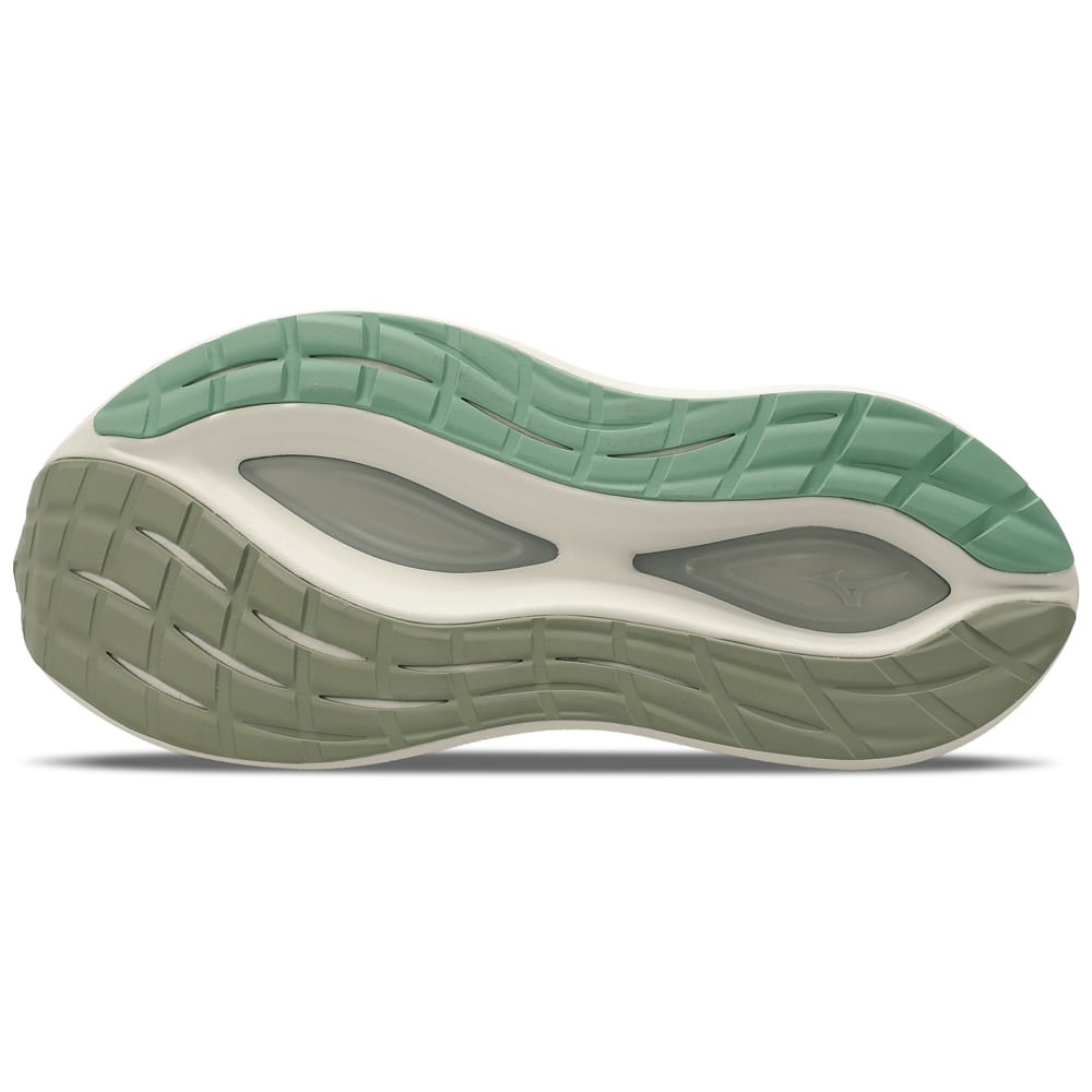 Tênis de Corrida Mizuno Neo Vista 2 Feminino Branco Off/Marrom 5