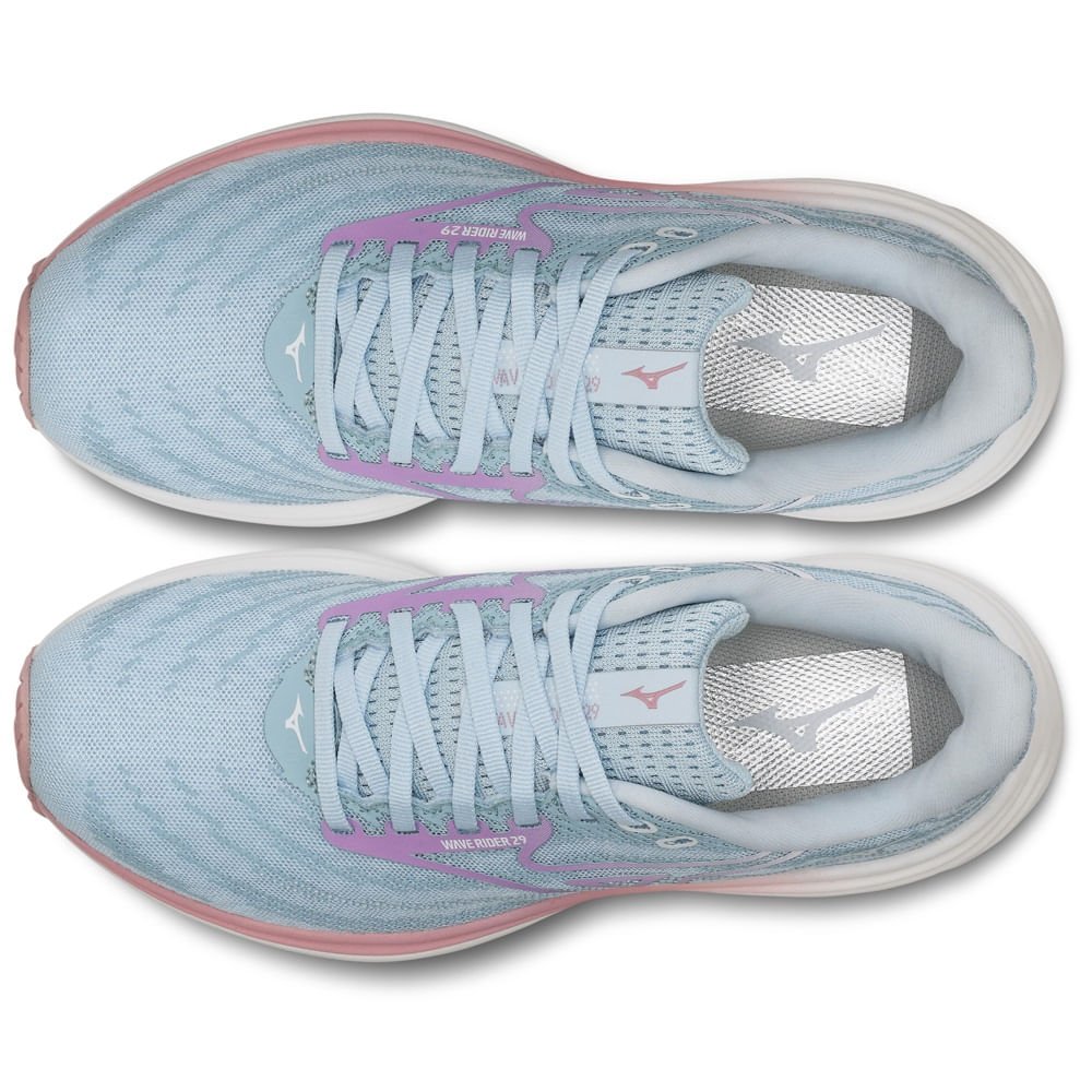 Tênis de Corrida Mizuno Wave Rider 29 Feminino Azul 2