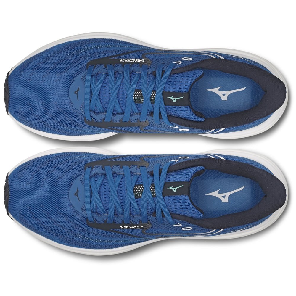 Tênis de Corrida Mizuno Wave Rider 29 Masculino Azul 2