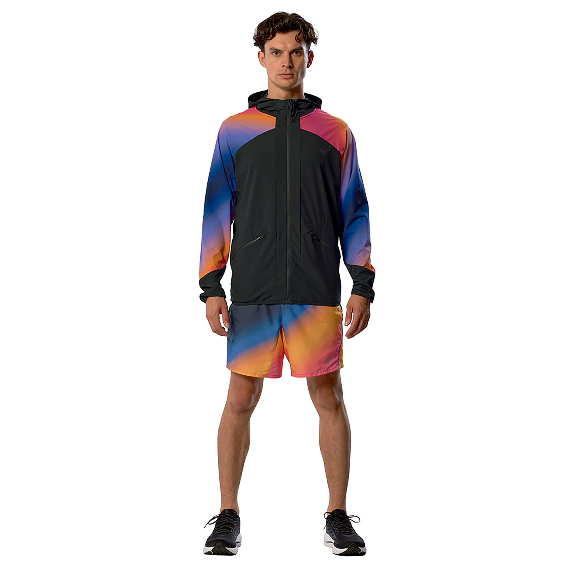 Jaqueta de Corrida Mizuno Active Alpha Masculina Multicores 3