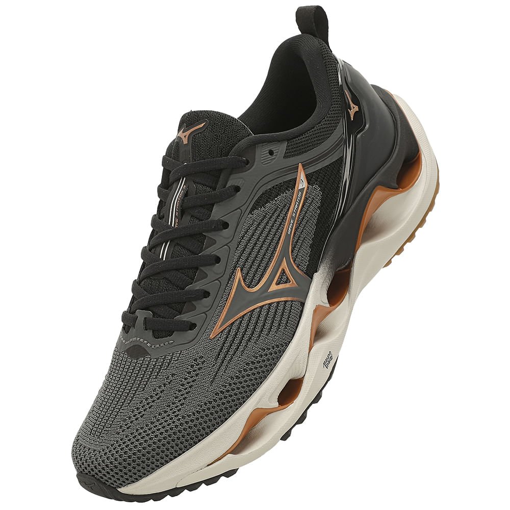 Tênis de Corrida Mizuno Wave Stratos 3 Cinza 6