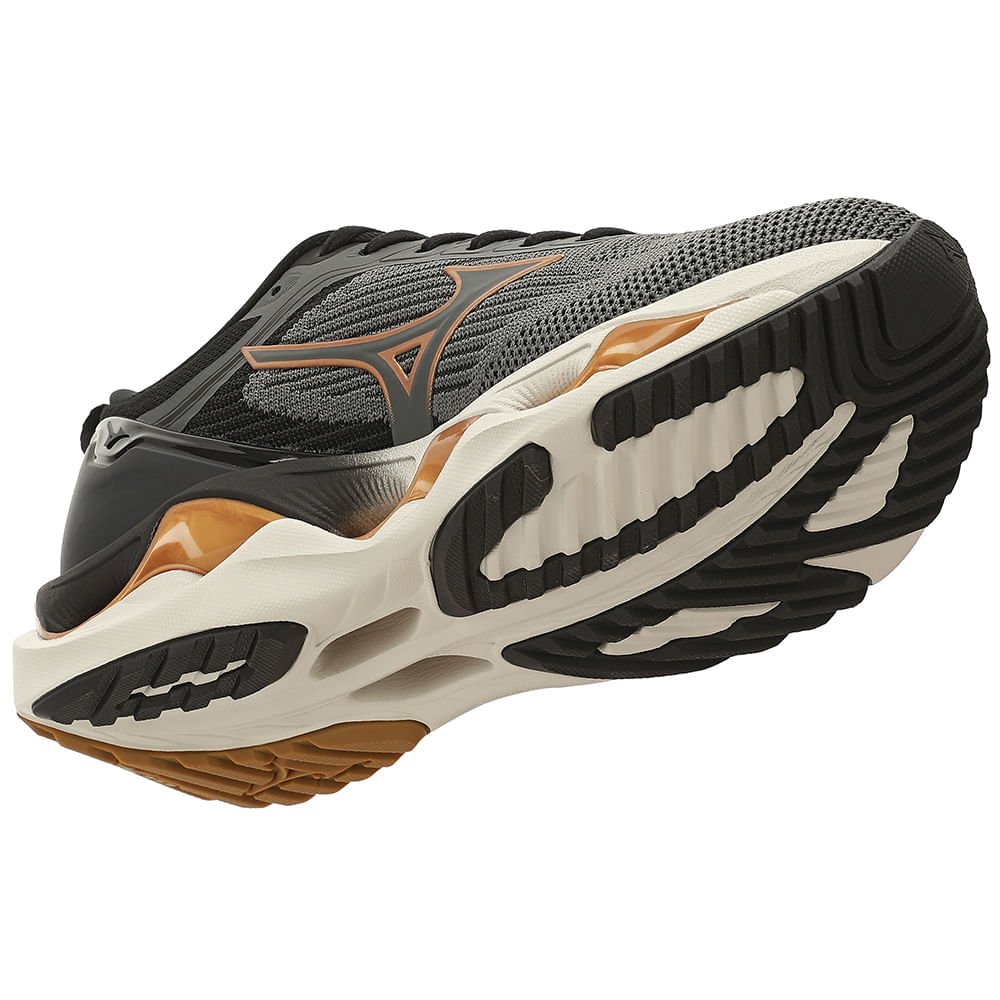 Tênis de Corrida Mizuno Wave Stratos 3 Cinza 7