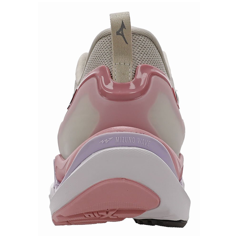 Tênis de Corrida Feminino Mizuno Wave Stratos 3 Bege 3