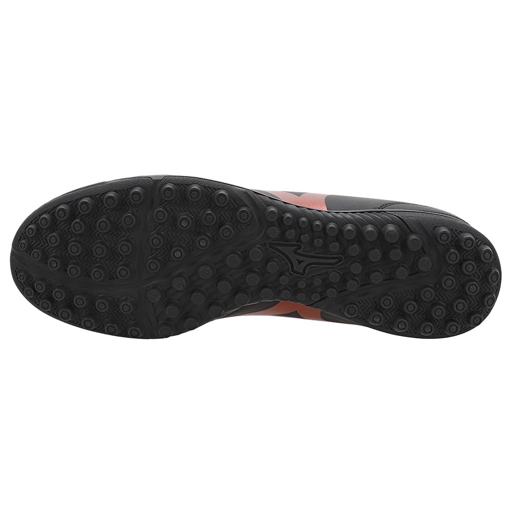 Chuteira Society Mizuno Morelia Club AS Masculina Preto/Vermelho 2