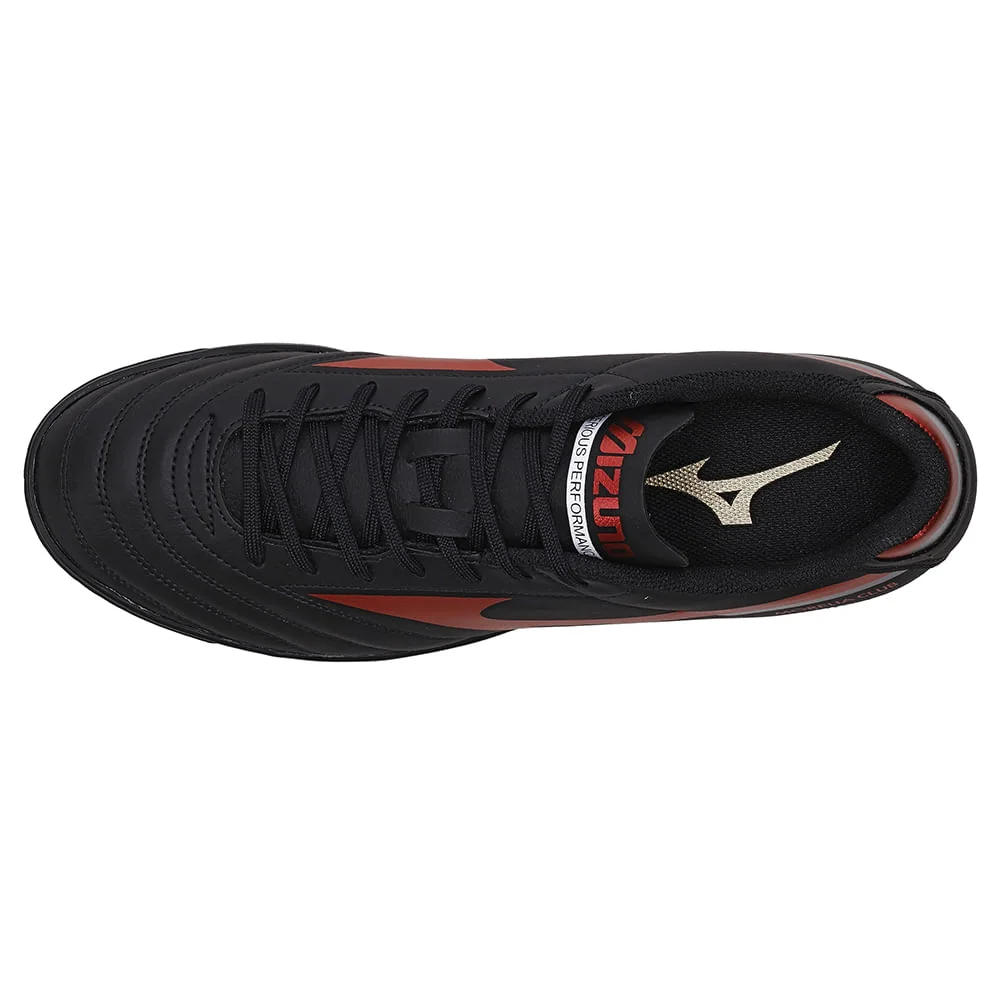Chuteira Society Mizuno Morelia Club AS Masculina Preto/Vermelho 3
