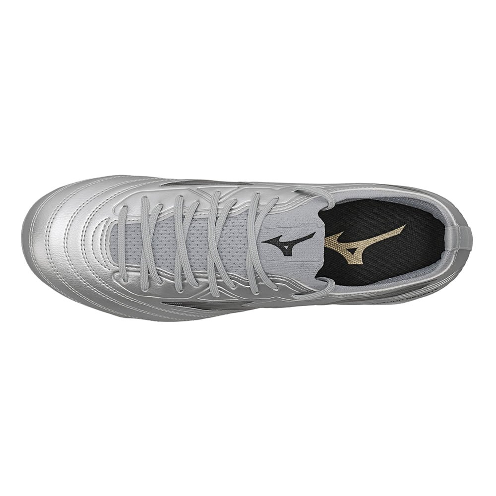 Chuteira de Campo Mizuno Regent MD Masculina Prata 3