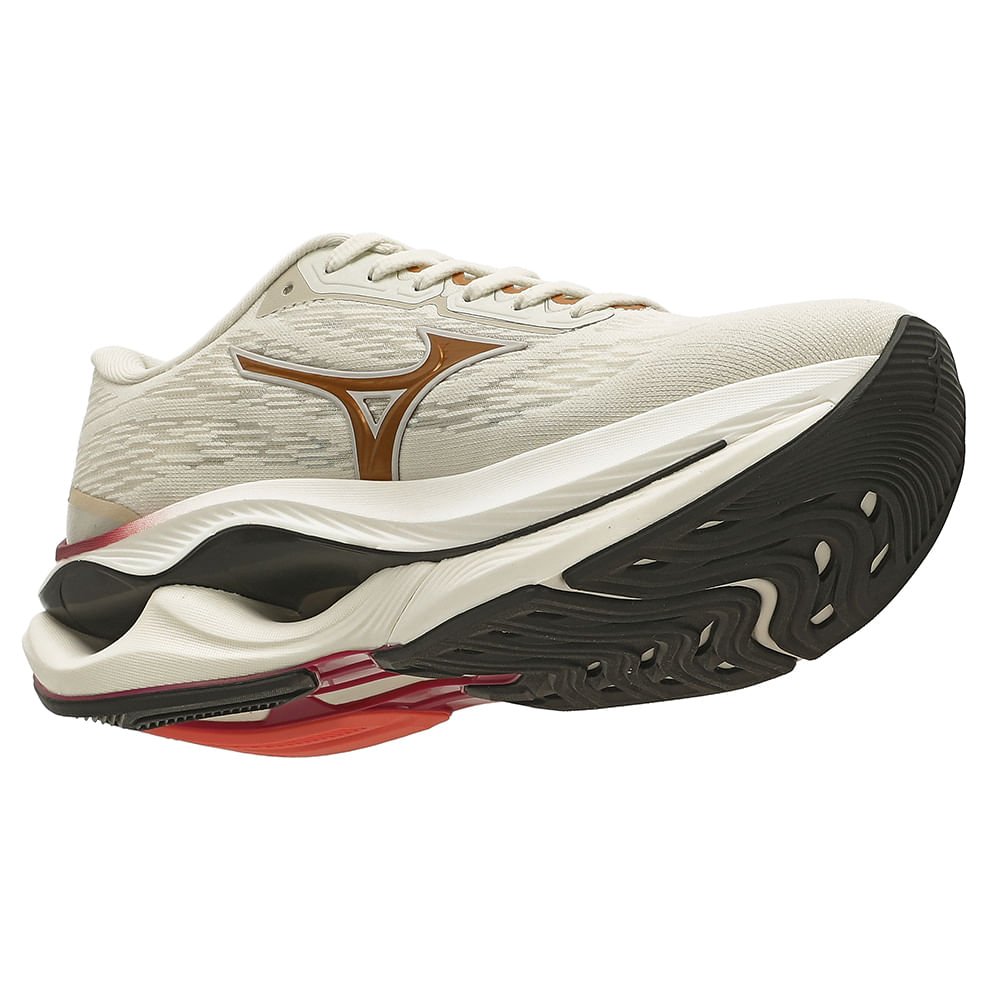 Tênis de Corrida Mizuno Wave Creation 26 Feminino Bege 6