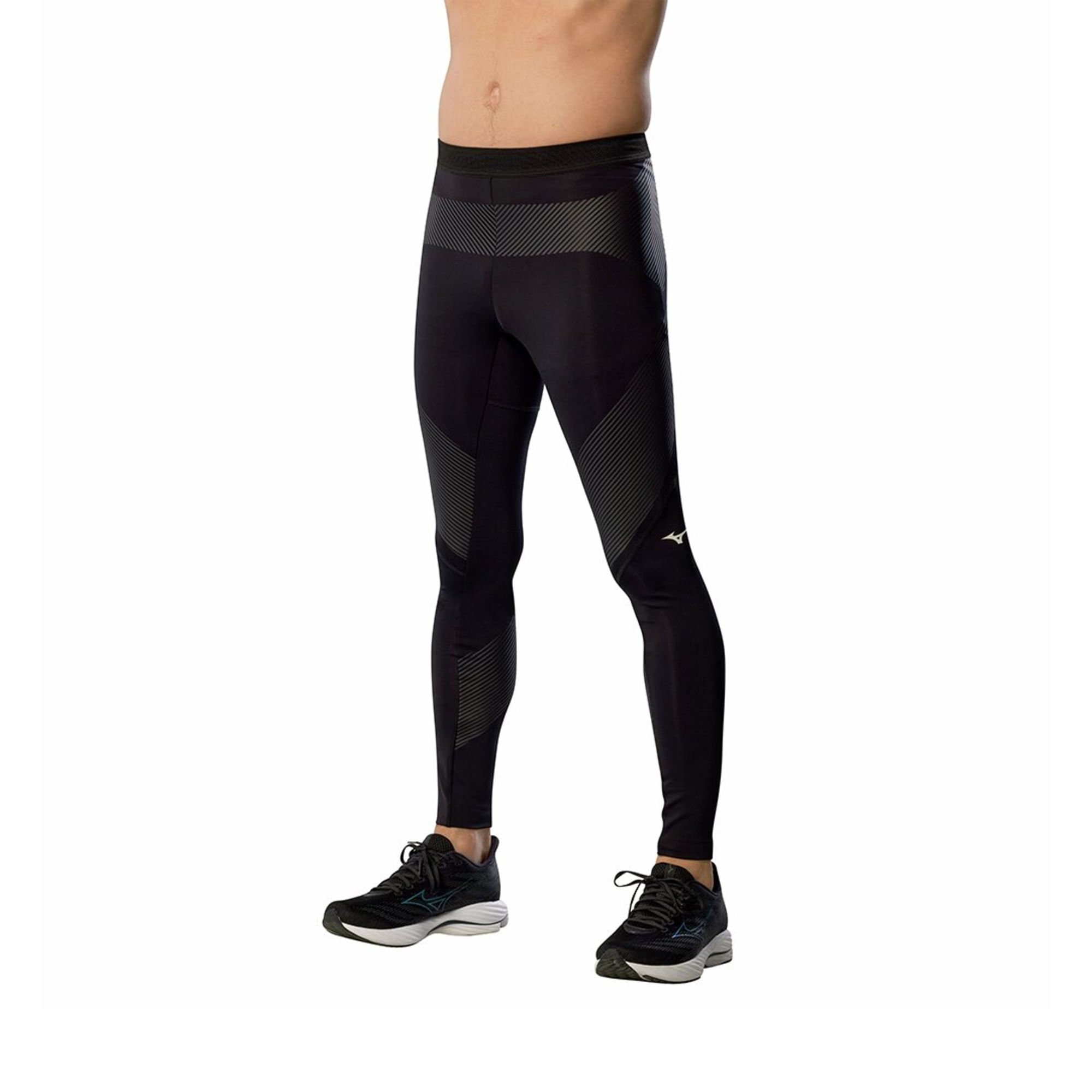 Legging de Corrida Mizuno Biogear Sonic Masculina Preto 2