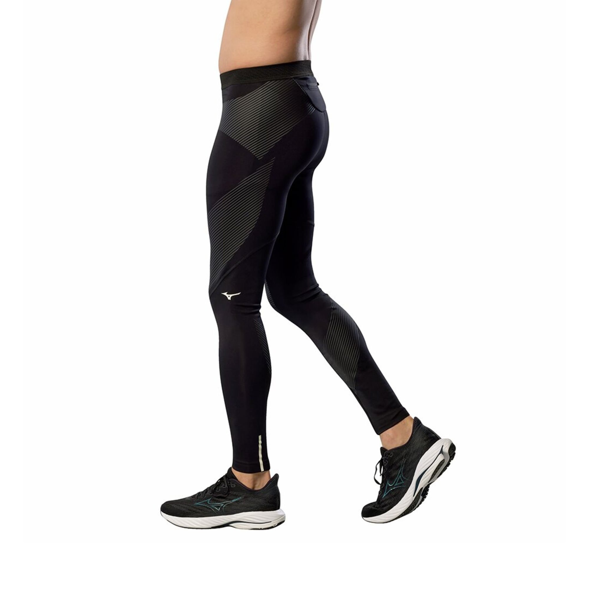 Legging de Corrida Mizuno Biogear Sonic Masculina Preto 3