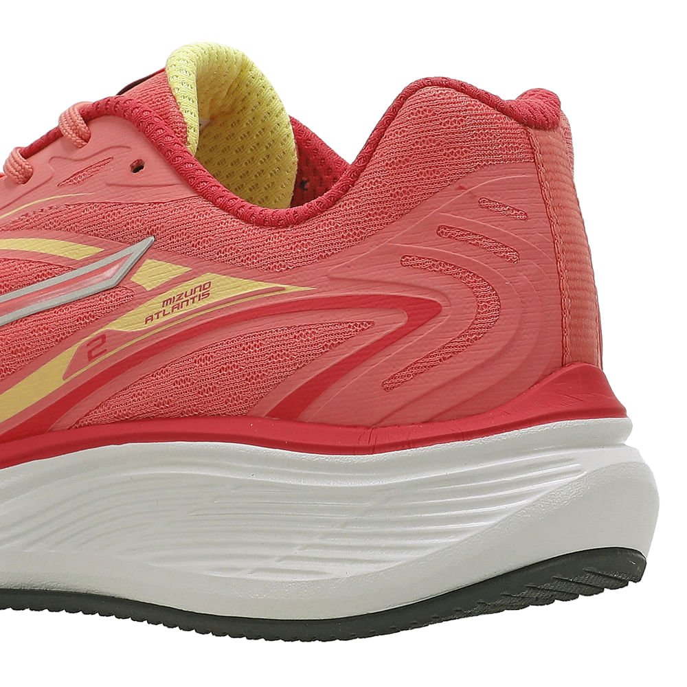 Tênis de Corrida Mizuno Atlantis 2 Feminino Coral 8