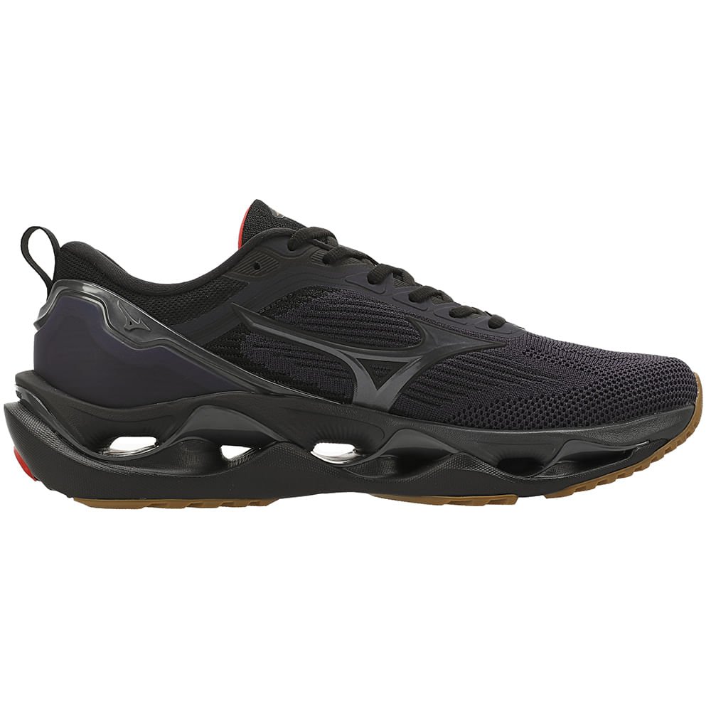 Tênis de Corrida Mizuno Wave Stratos 3 Masculino Preto 5