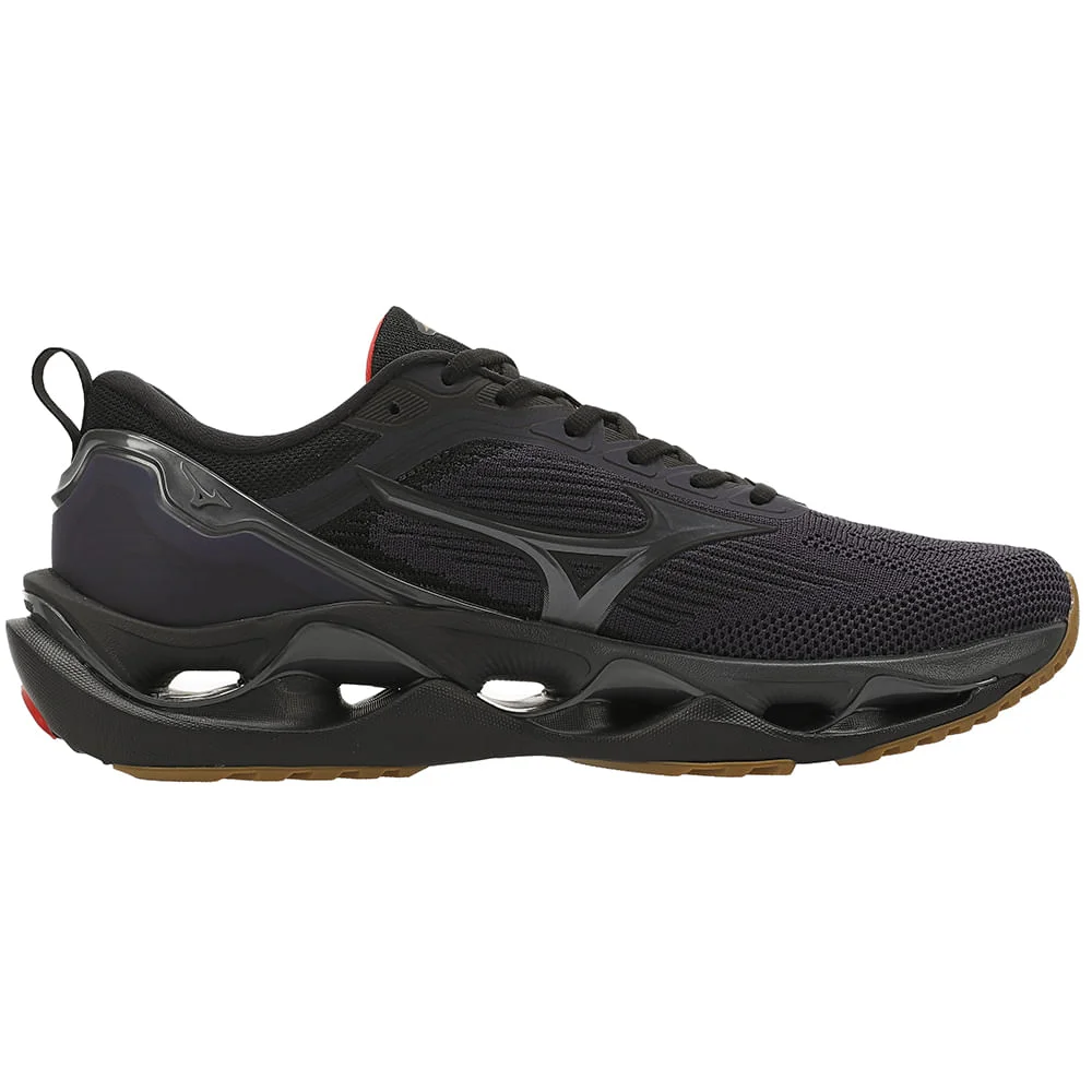 Tênis de Corrida Mizuno Wave Stratos 3 Masculino Preto 5