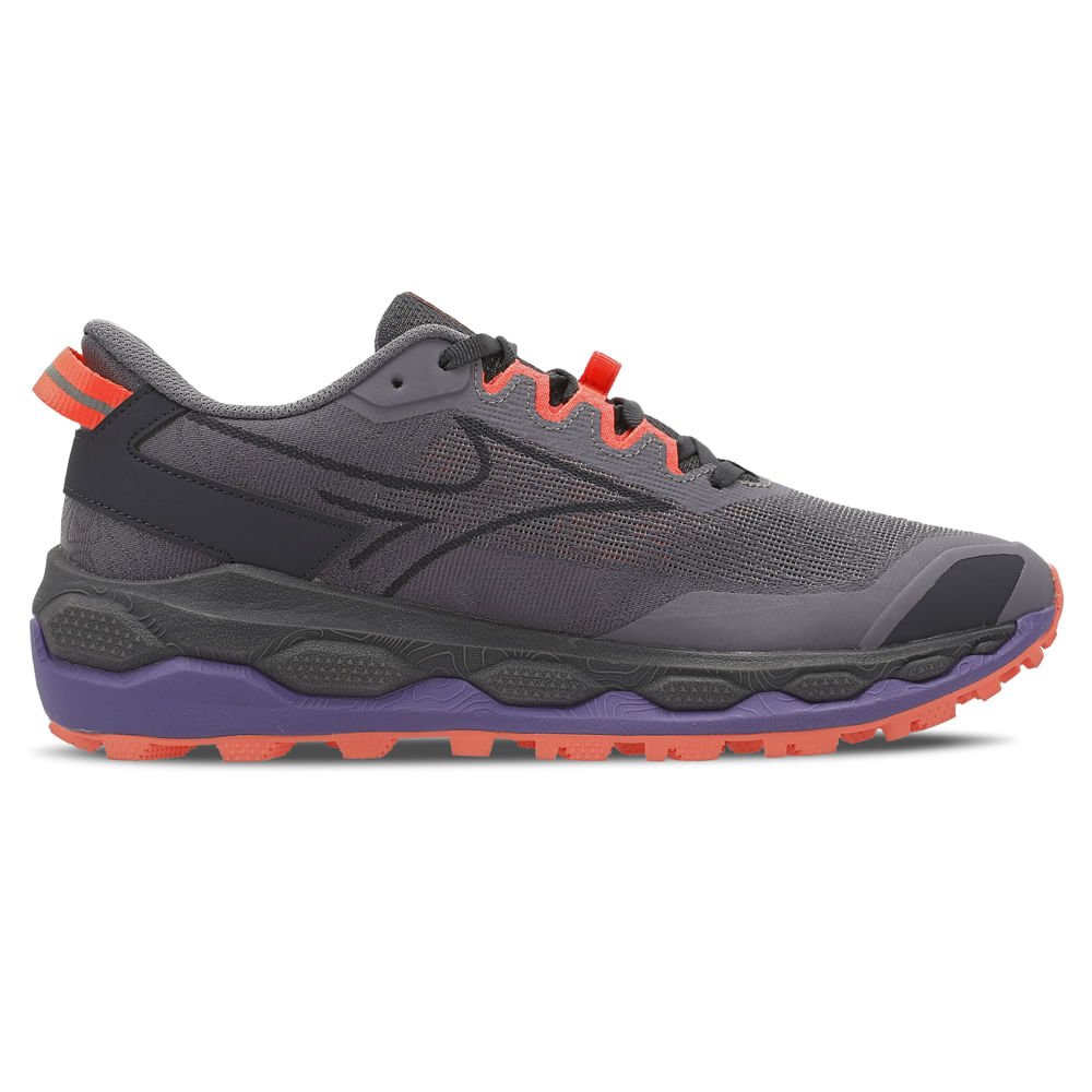 Tênis de Trilha Mizuno Wave Mujin 11 Feminino Cinza 4