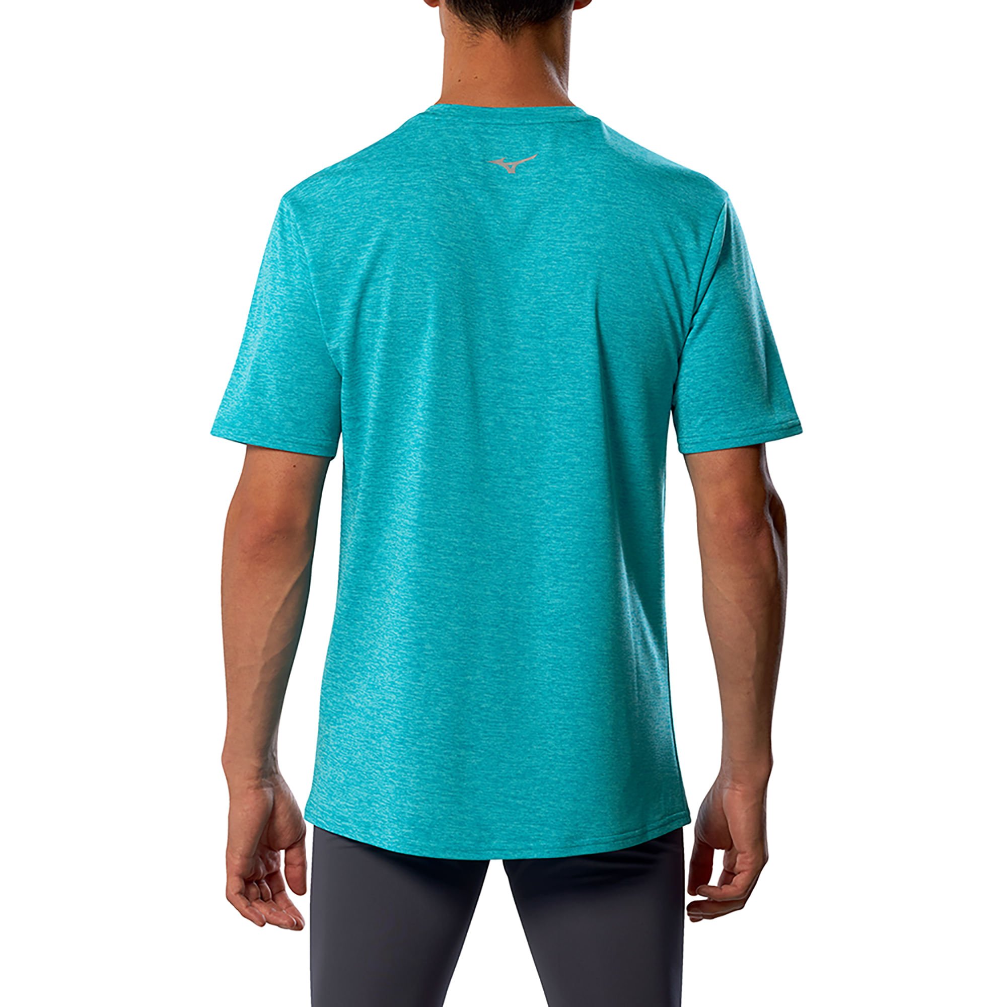 Camiseta de Corrida Mizuno Core Runbird Masculina Azul 2
