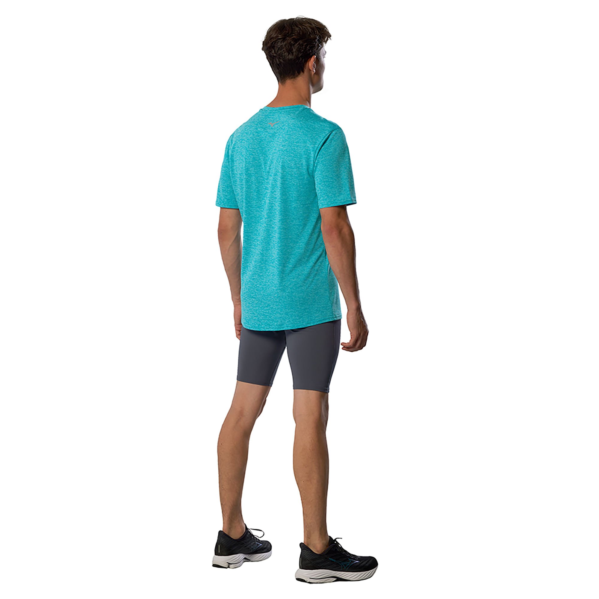 Camiseta de Corrida Mizuno Core Runbird Masculina Azul 4
