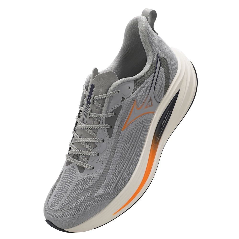 Tênis de Corrida Mizuno Neo Vortex Masculino Cinza 6