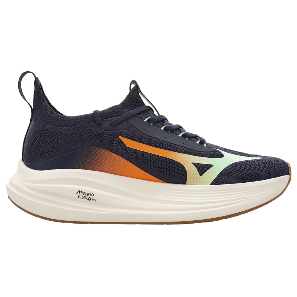Tênis de Corrida Mizuno Neo Aura Knit Masculino Azul Marinho 4