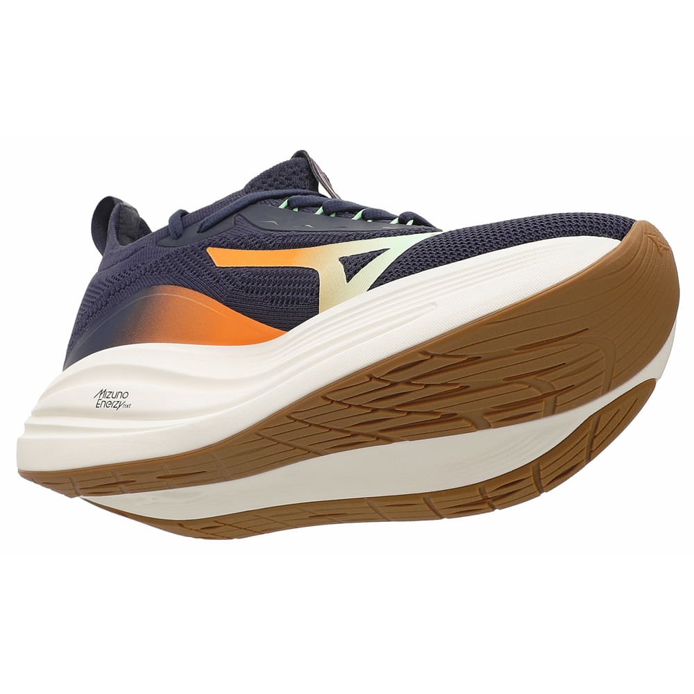 Tênis de Corrida Mizuno Neo Aura Knit Masculino Azul Marinho 7