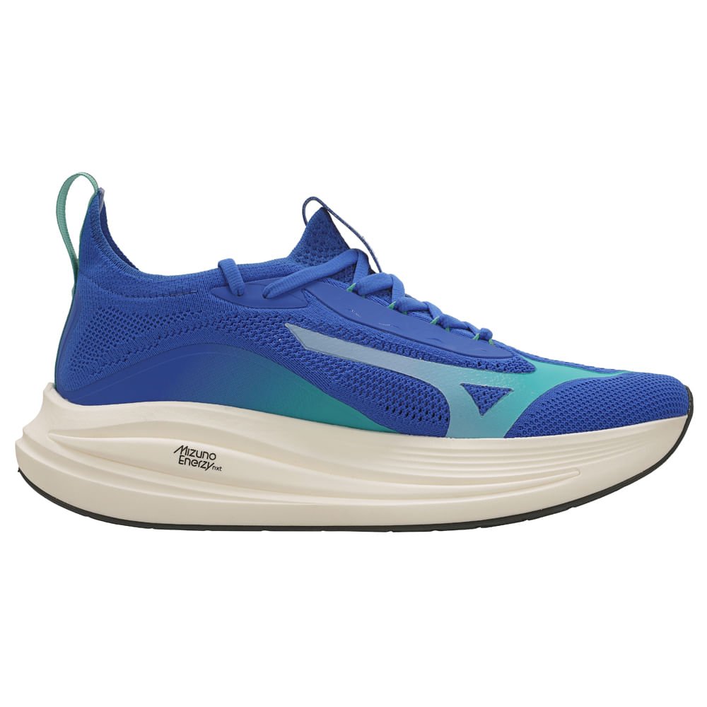Tênis de Corrida Mizuno Neo Aura Knit Masculino Azul 4